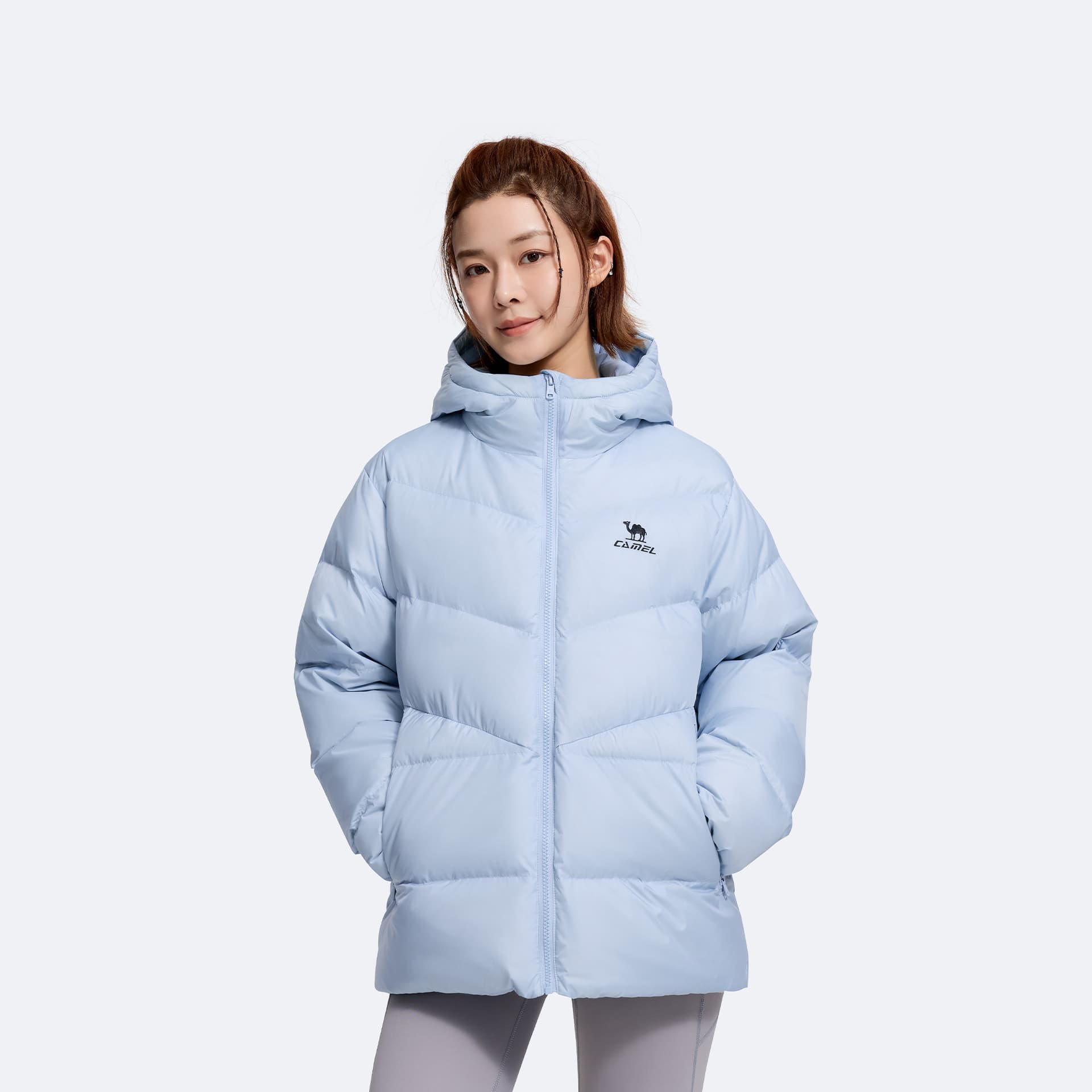 Зимняя куртка Верблюжий цвет Warm Fleece Collection Пуховик Унисекс - изображение 3