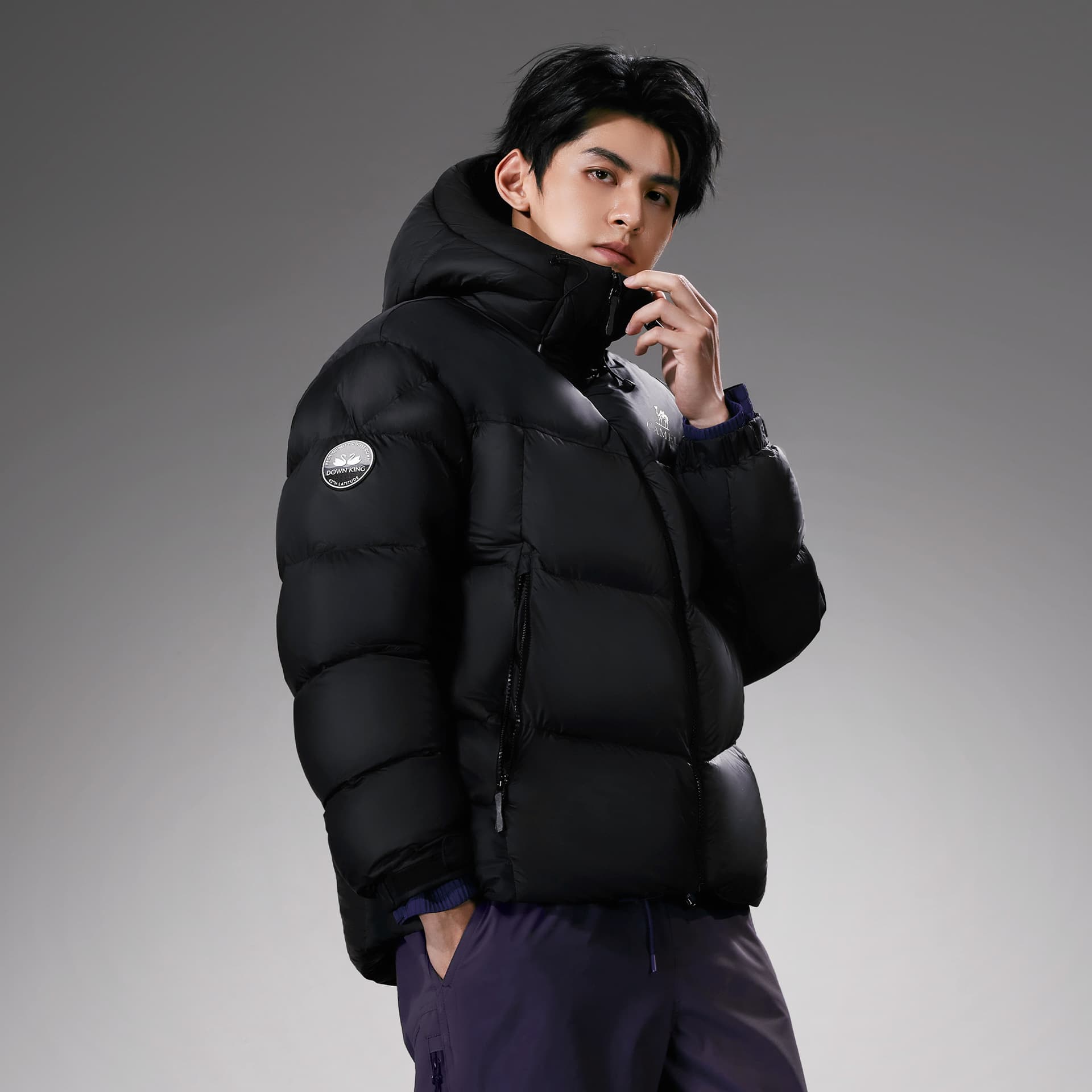 Зимняя куртка Верблюжий цвет Warm Fleece Collection Пуховик Унисекс - изображение 4