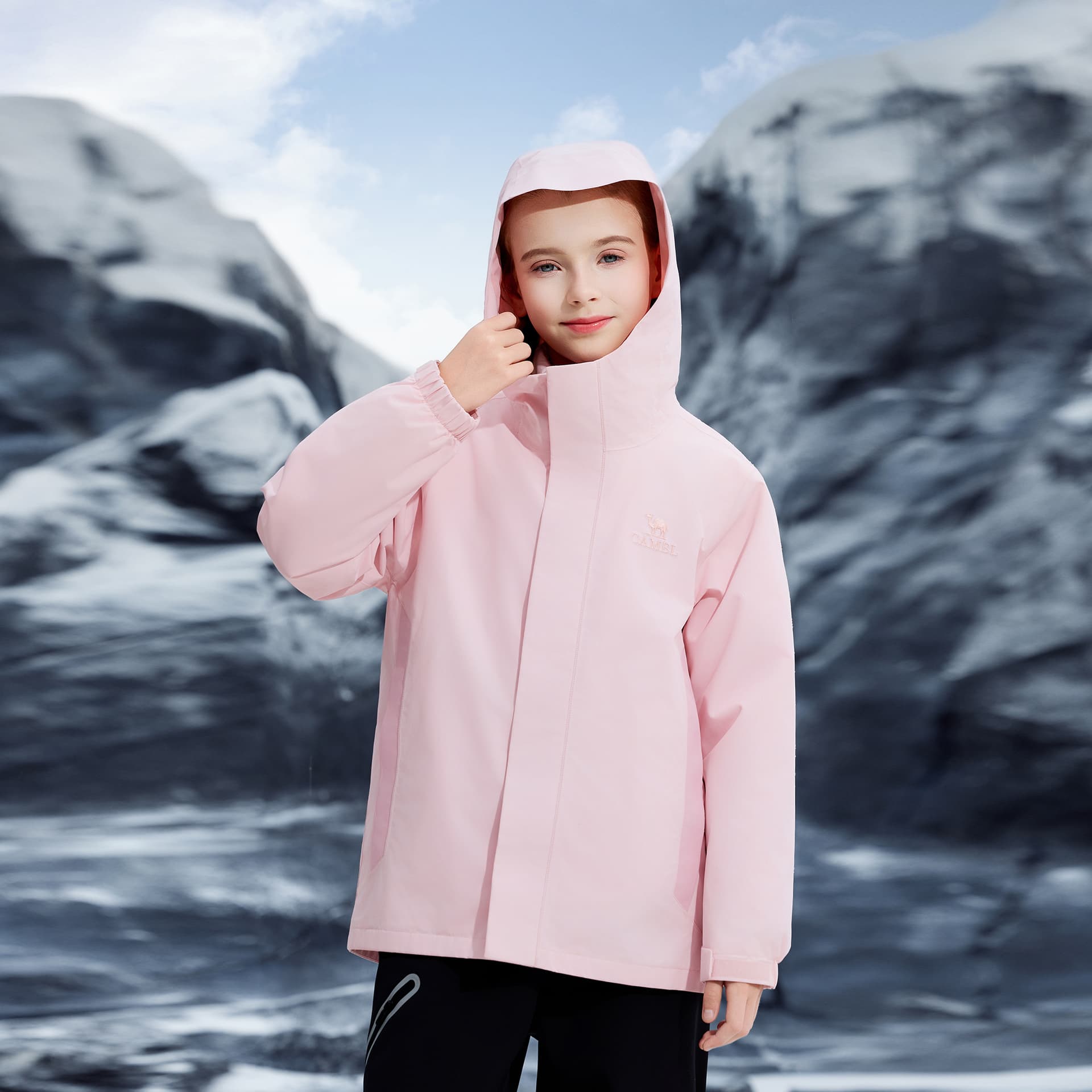 Верблюжий цвет Kids Ветровки - изображение 6