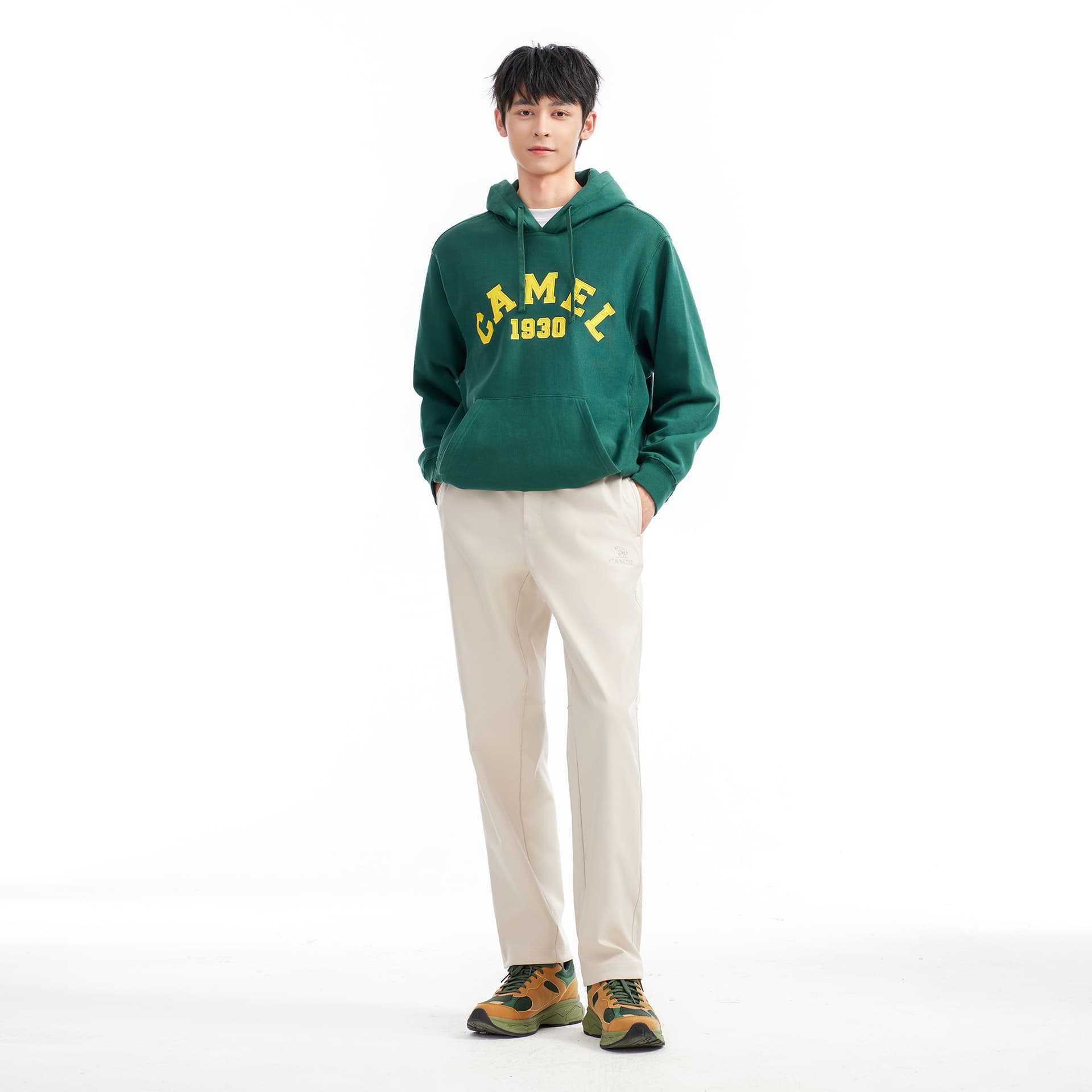 Штаны Camel Men's Casual Pants Верблюжий цвет Мужские Повседневные Брюки - изображение 13