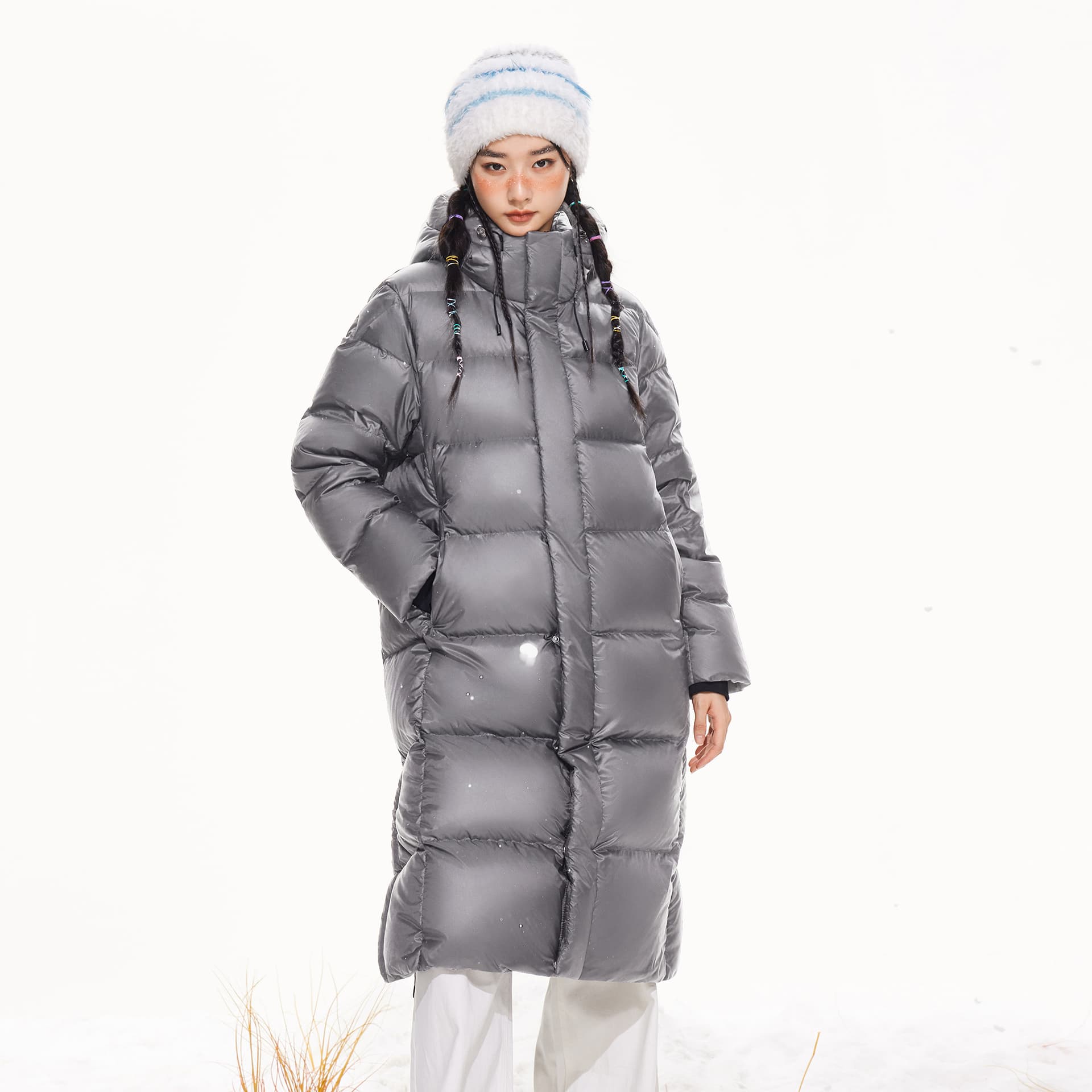 Пуховик Женский пуховик Camel Extreme Cold Down Jacket - изображение 5