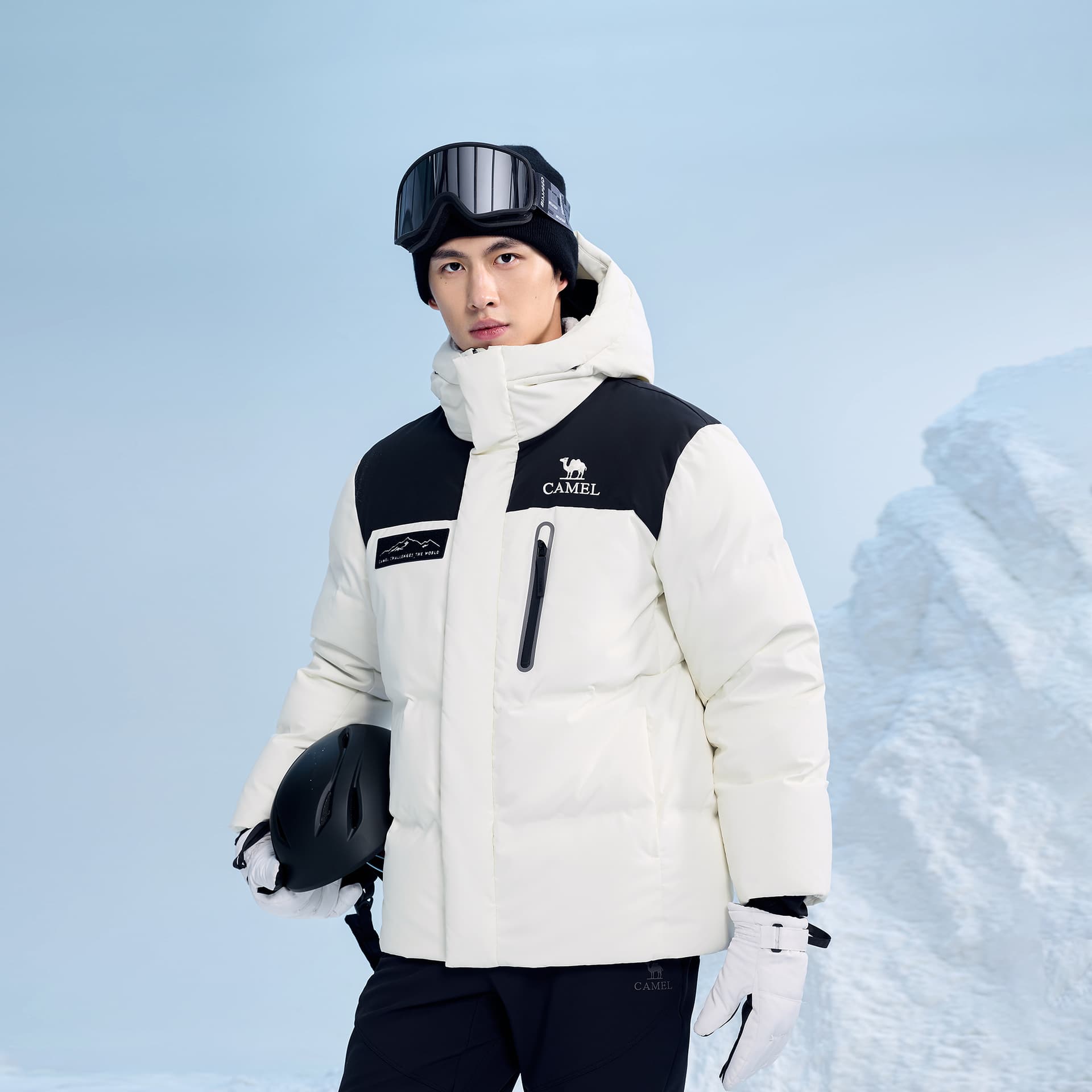 Зимняя куртка Верблюжий цвет Warm Fleece Collection Пуховик Унисекс - изображение 5
