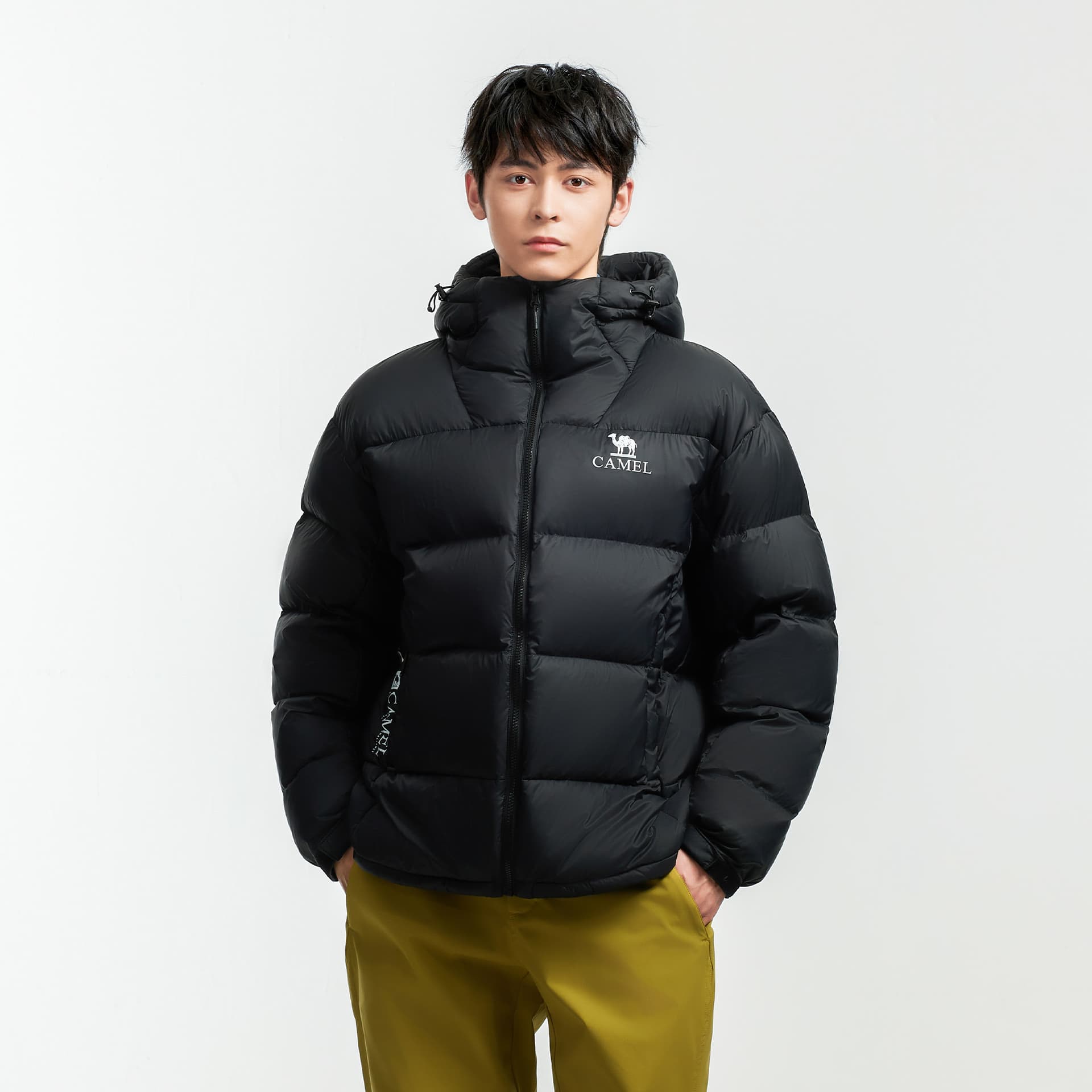 Зимняя куртка Верблюжий цвет Warm Fleece Collection Пуховик Унисекс - изображение 6