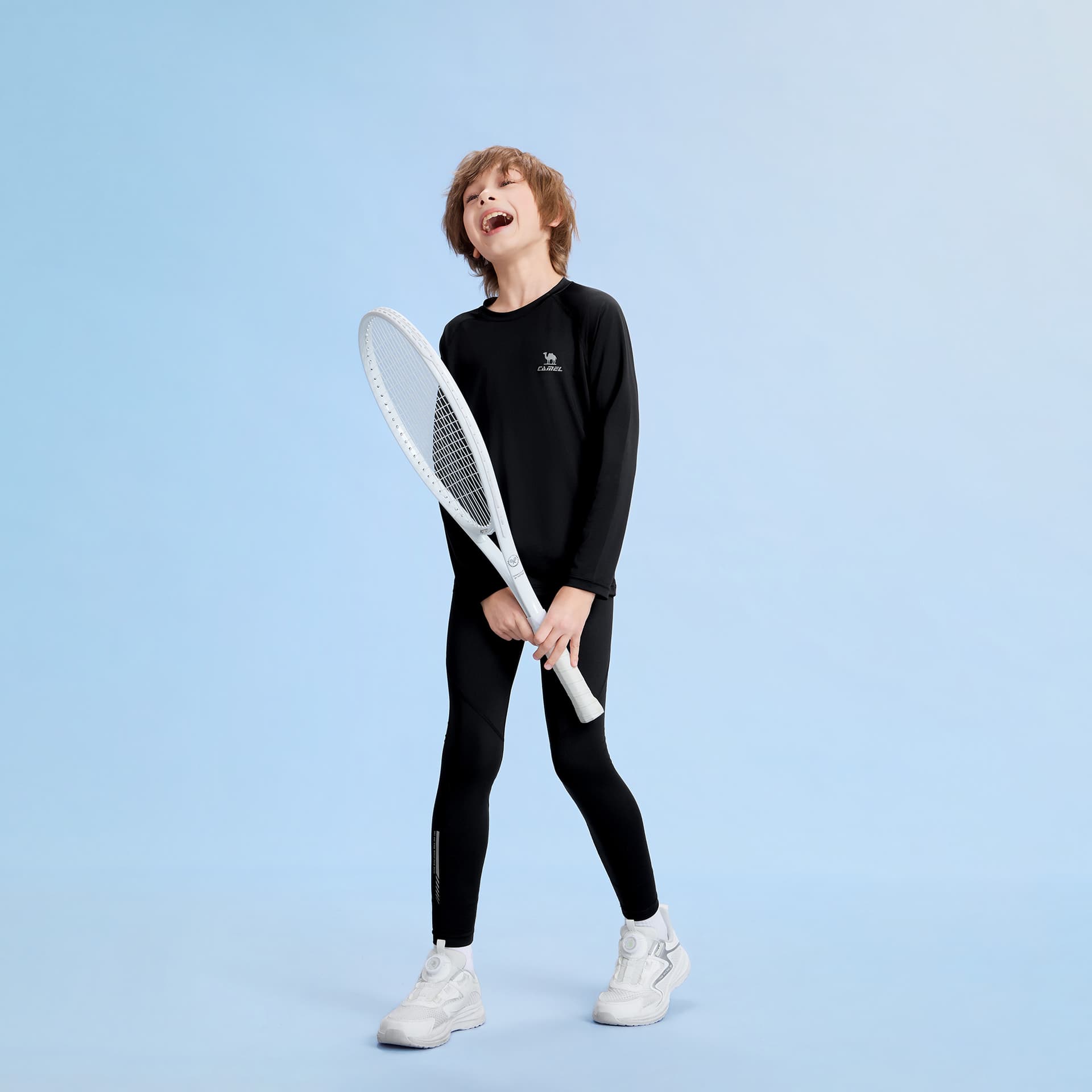 Верблюжий цвет Kids Повседневные спортивные костюмы Наборы - изображение 4