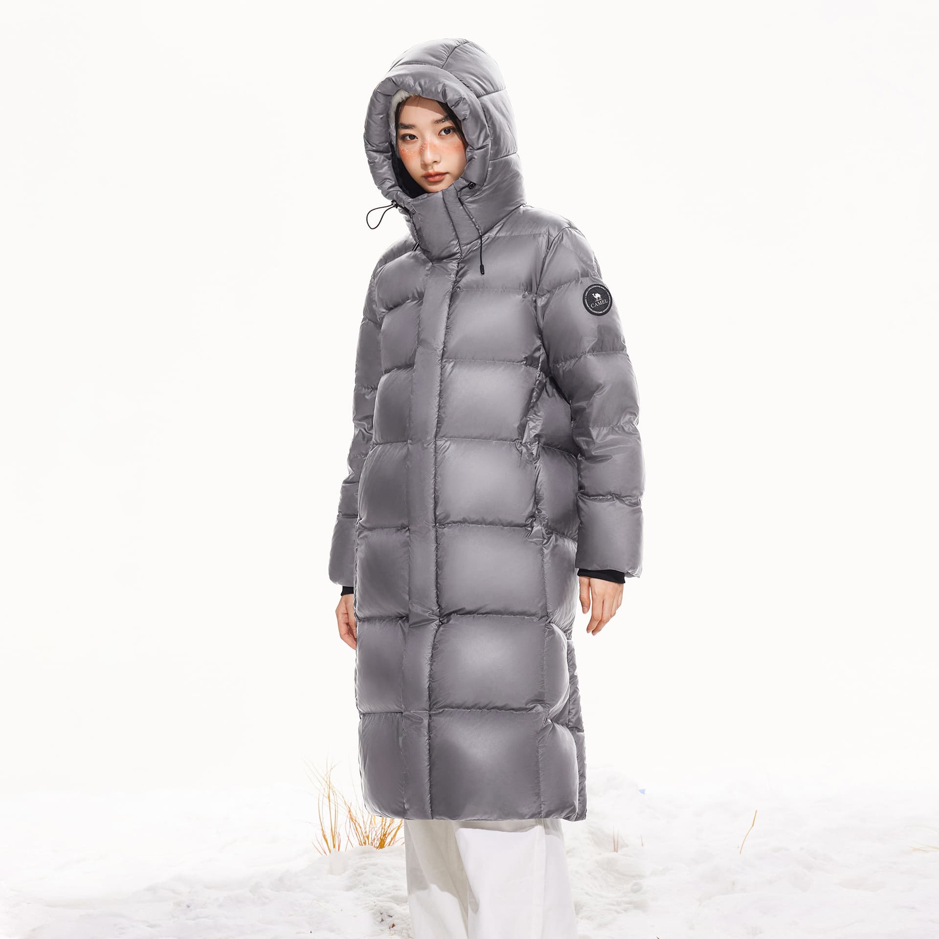 Пуховик Женский пуховик Camel Extreme Cold Down Jacket - изображение 4