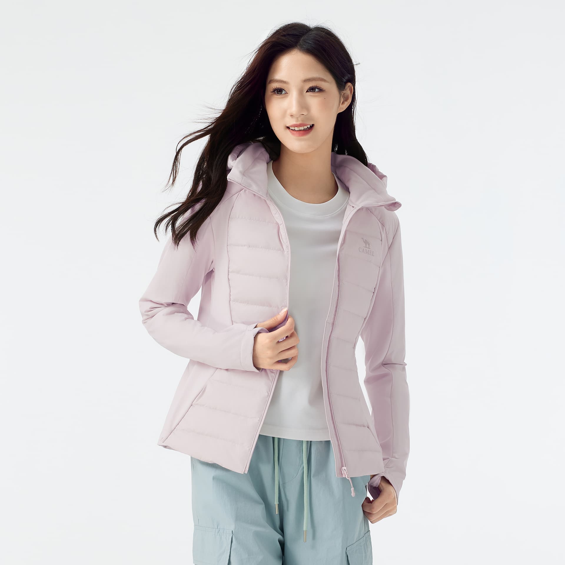 Пуховик Верблюжий цвет Warm Fleece Collection Пуховик Женские - изображение 5