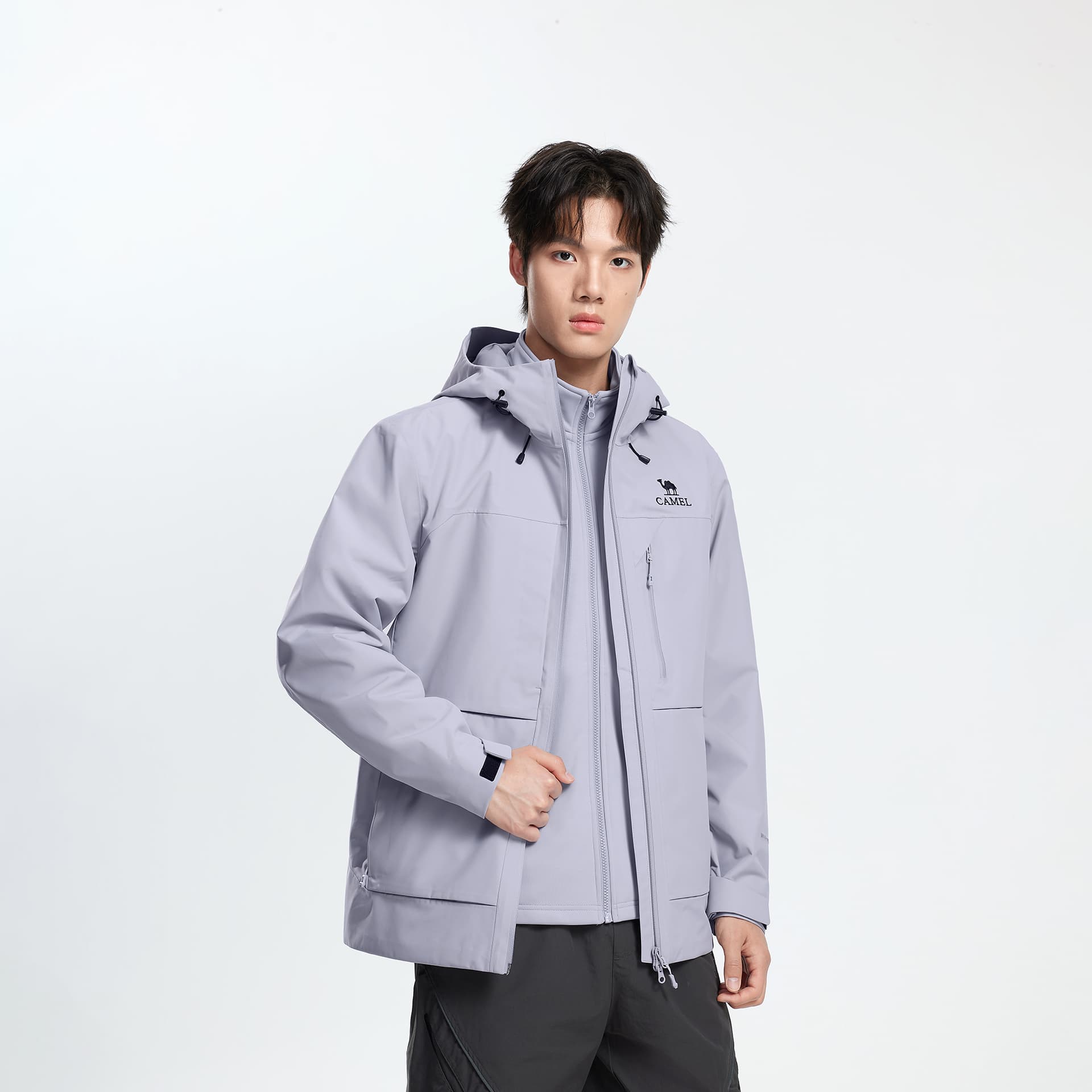 Демисезонная куртка Ветровки Camel Unisex - изображение 7