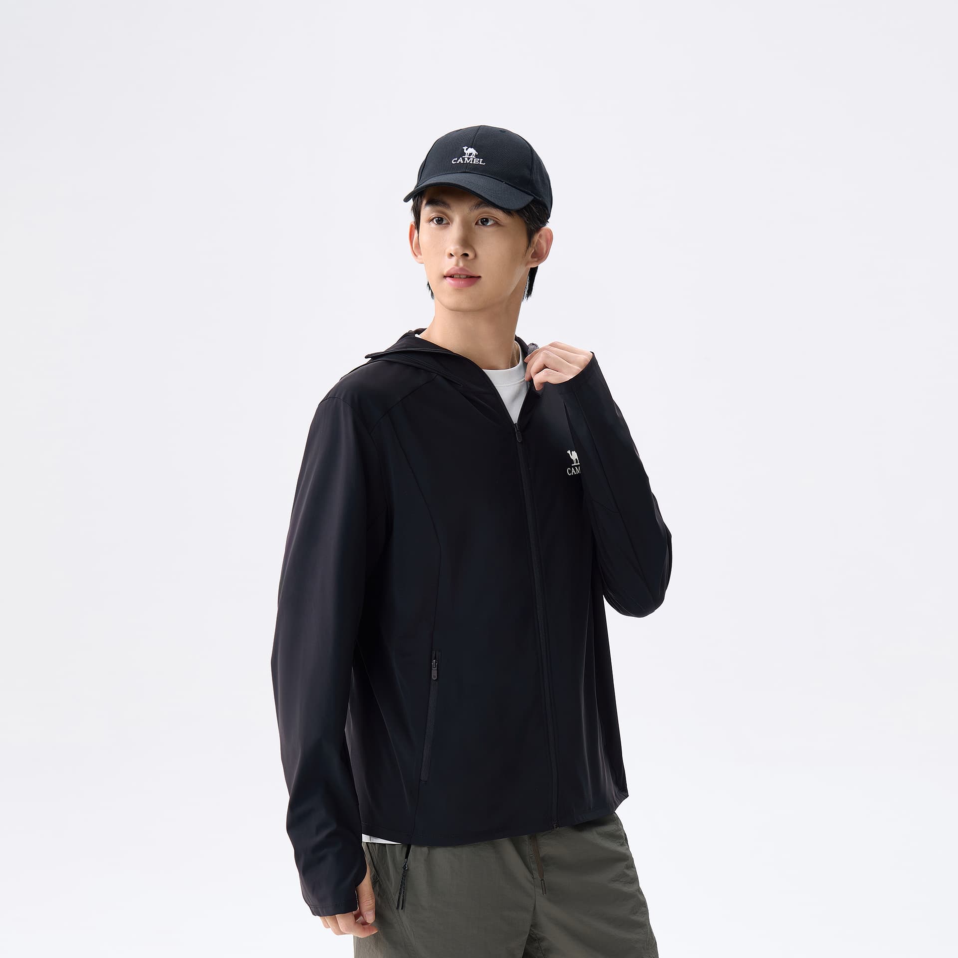 Легкая ветровка CAMEL Urban Function Series Дышащая и прохладная одежда с защитой от солнца мужская - изображение 6