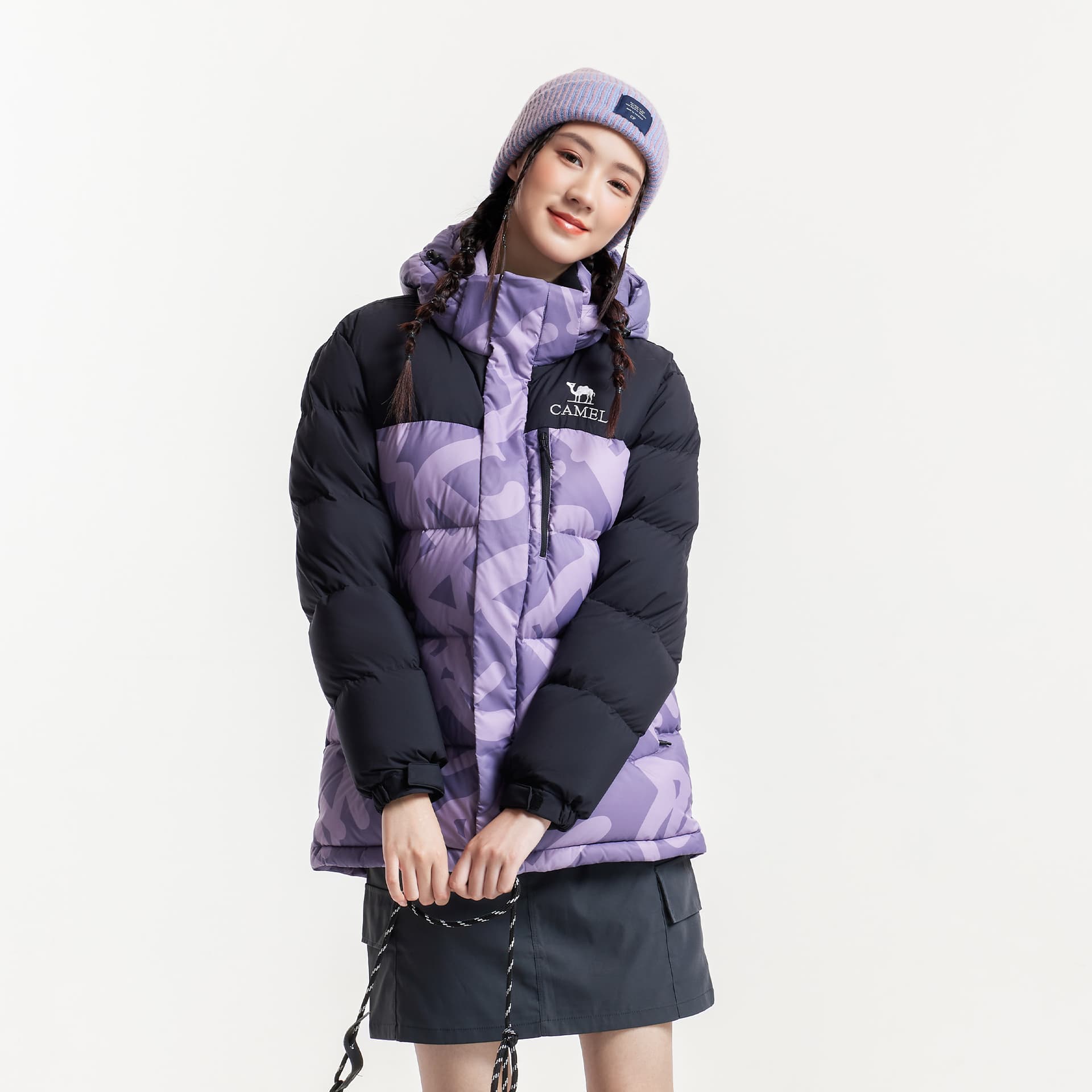Зимняя куртка Camel Capsule Down Jacket Unisex Верблюжий цвет капсулы пуховик унисекс - изображение 10