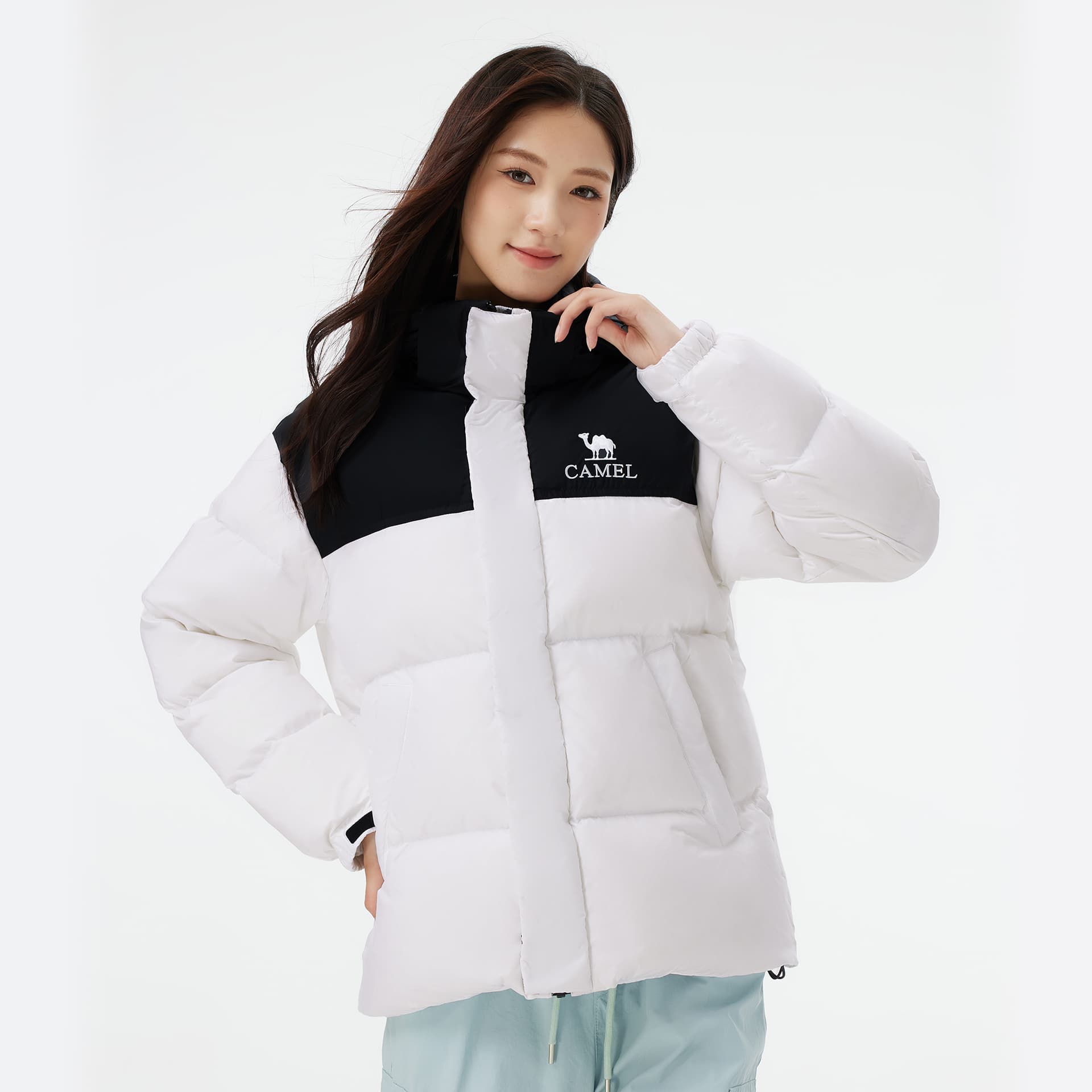 Зимняя куртка Верблюжий цвет Warm Fleece Collection Пуховик Унисекс - изображение 4