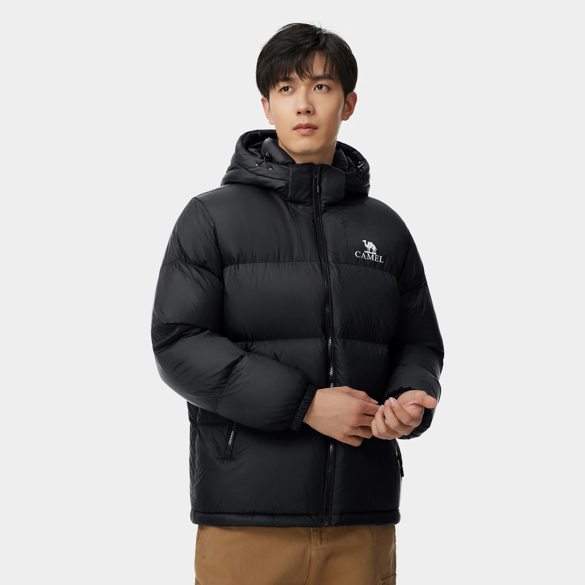 Зимняя куртка Верблюжий цвет Warm Fleece Collection Пуховик Унисекс - изображение 4