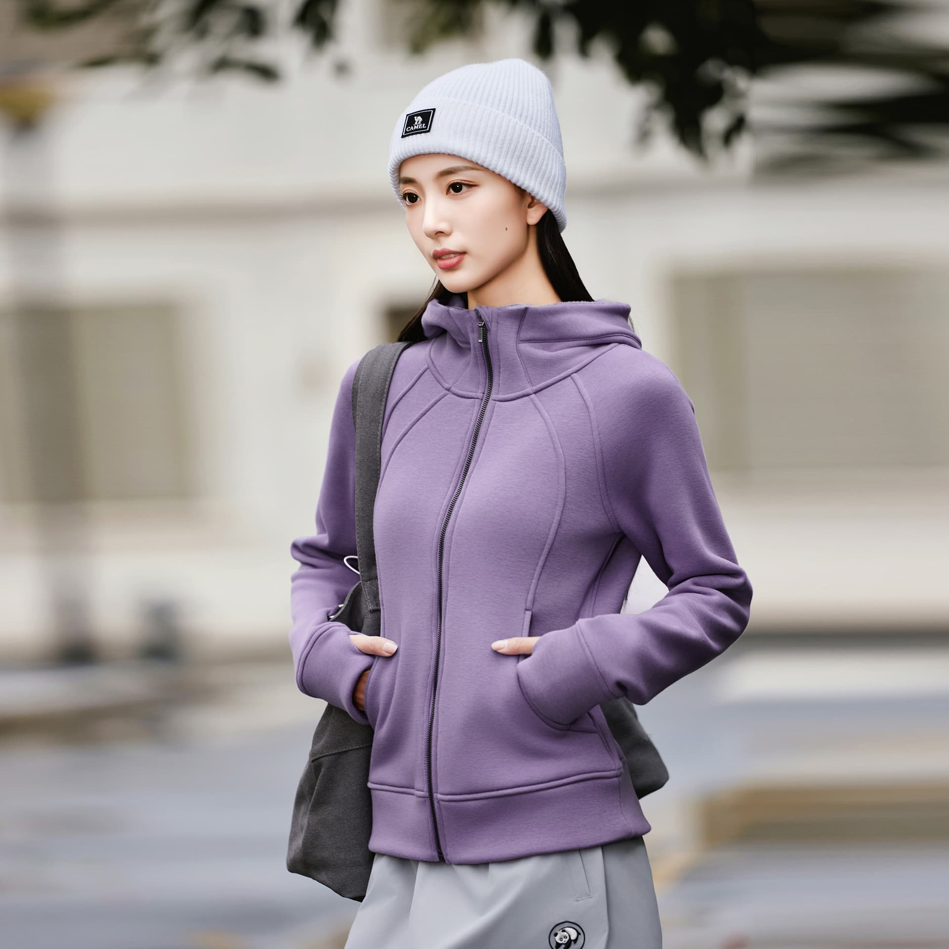 Camel Urban Function Series Вельветовое пальто для женщин - изображение 5