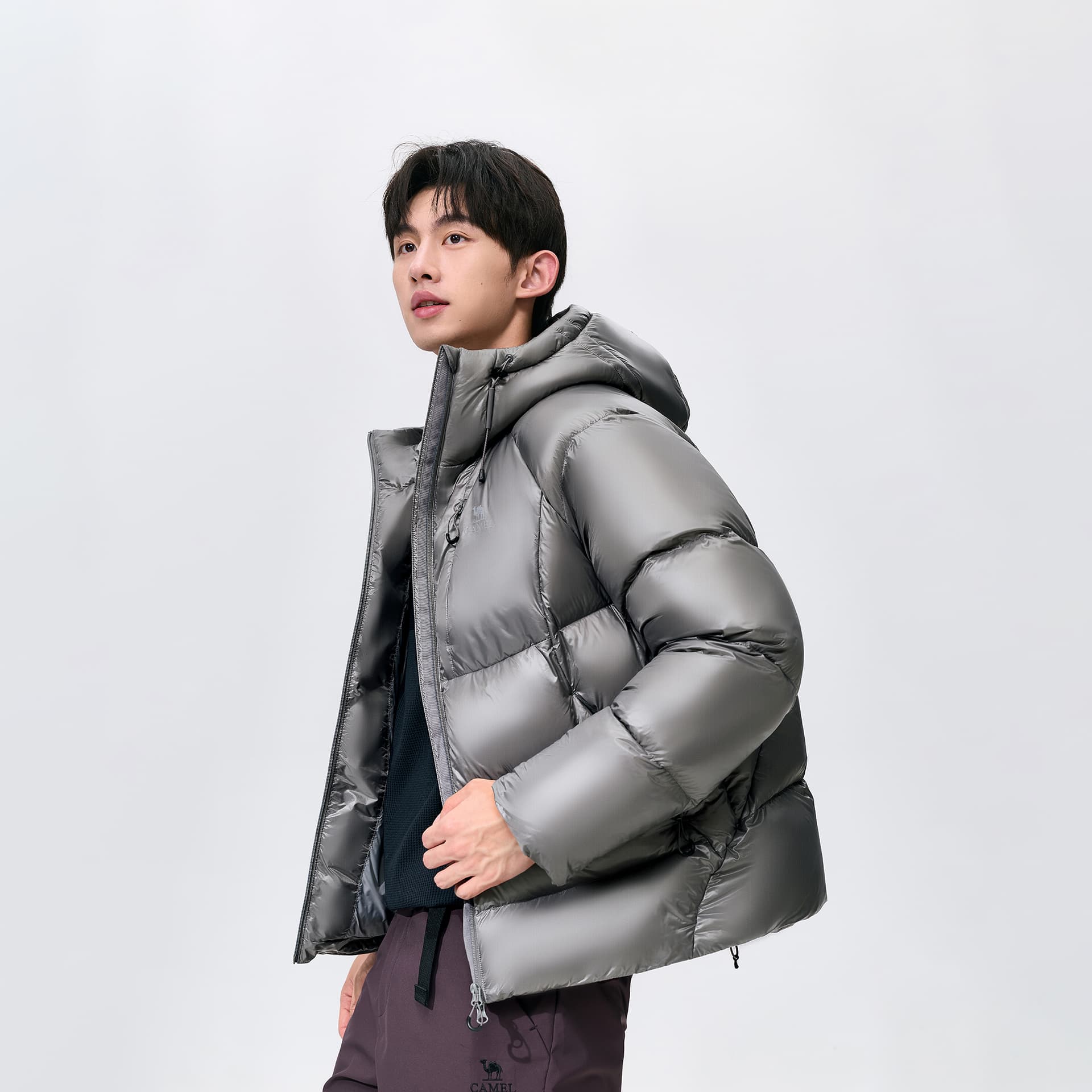 Зимняя куртка Верблюжий цвет Warm Fleece Collection Унисекс Пуховики - изображение 5
