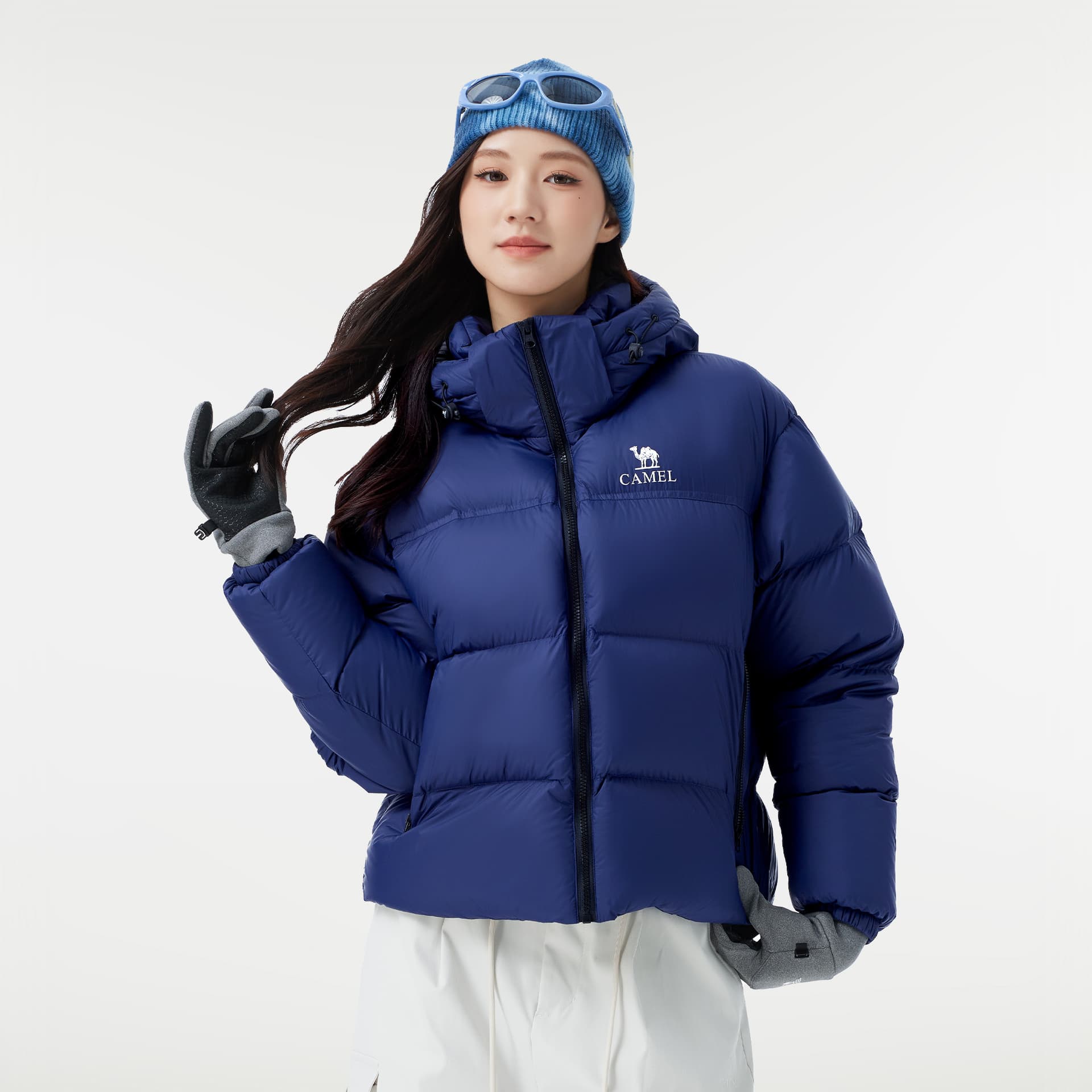 Пуховик Camel Color Women's Down Jackets Верблюжий цвет Женские Пуховики - изображение 3