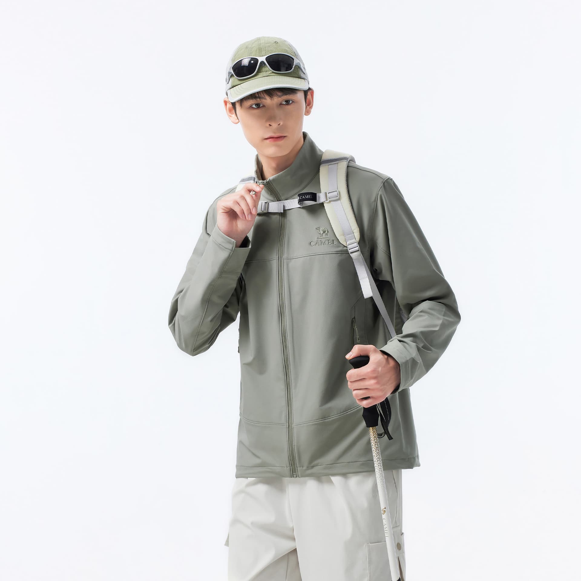 Куртка Мужская куртка Softshell верблюжего цвета - изображение 6