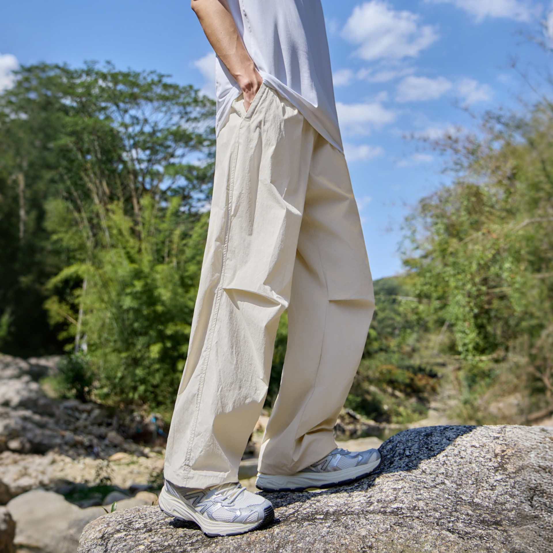 Штаны Camel Men's Casual Pants Верблюжий цвет Мужские Повседневные Брюки - изображение 4