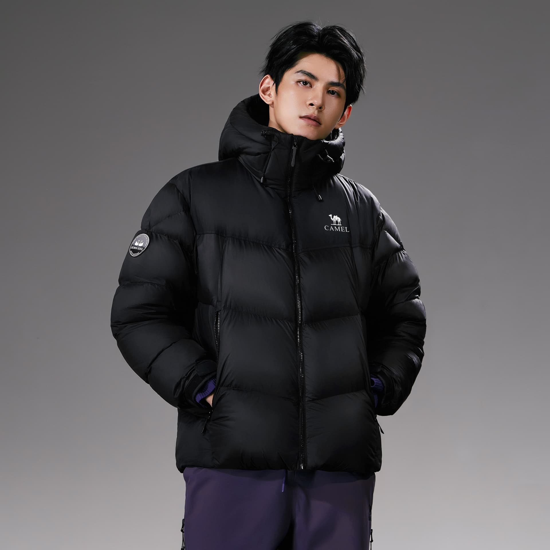 Зимняя куртка Верблюжий цвет Warm Fleece Collection Пуховик Унисекс - изображение 3