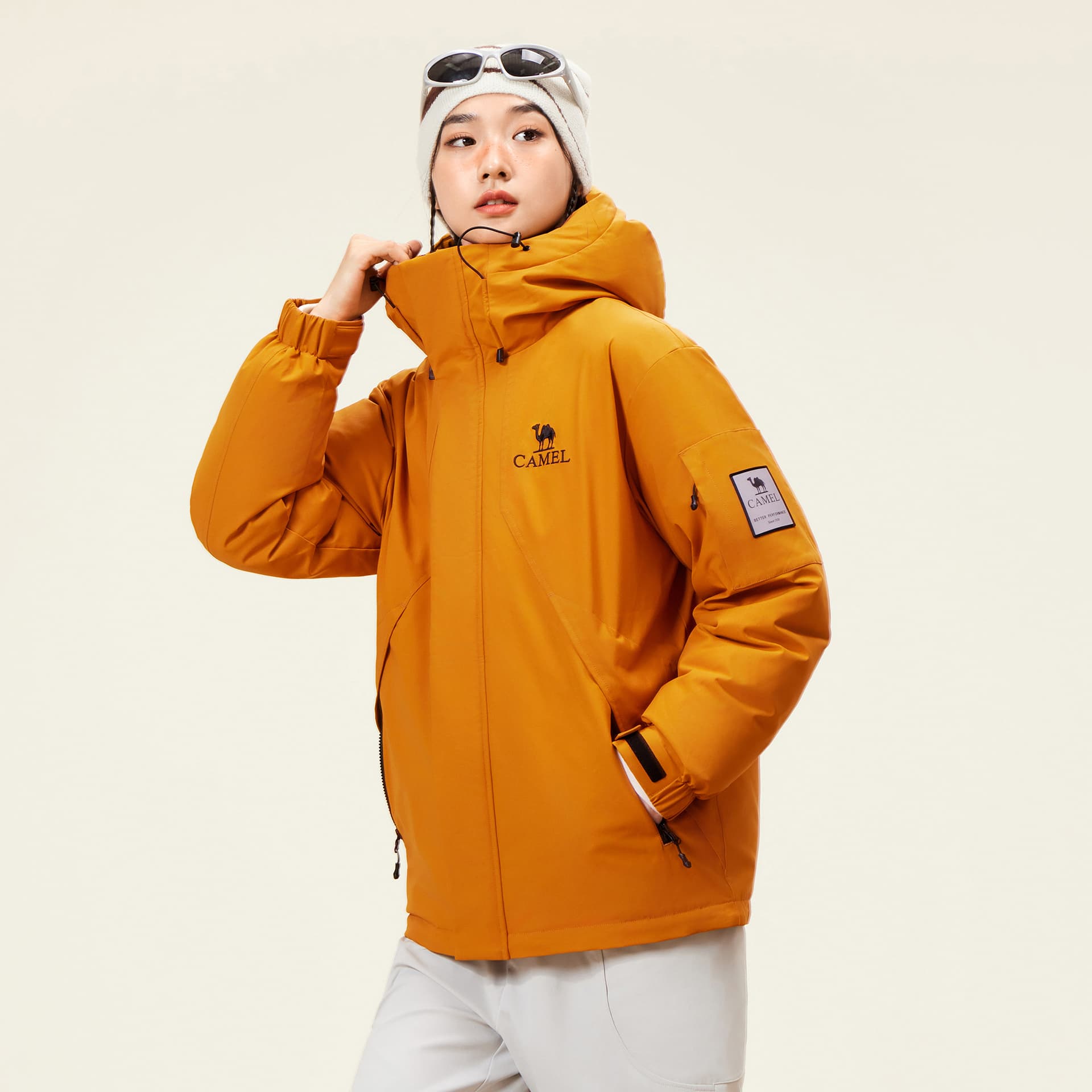 Зимняя куртка Camel Men's Down Jackets Верблюжий цвет Мужские Пуховики - изображение 3