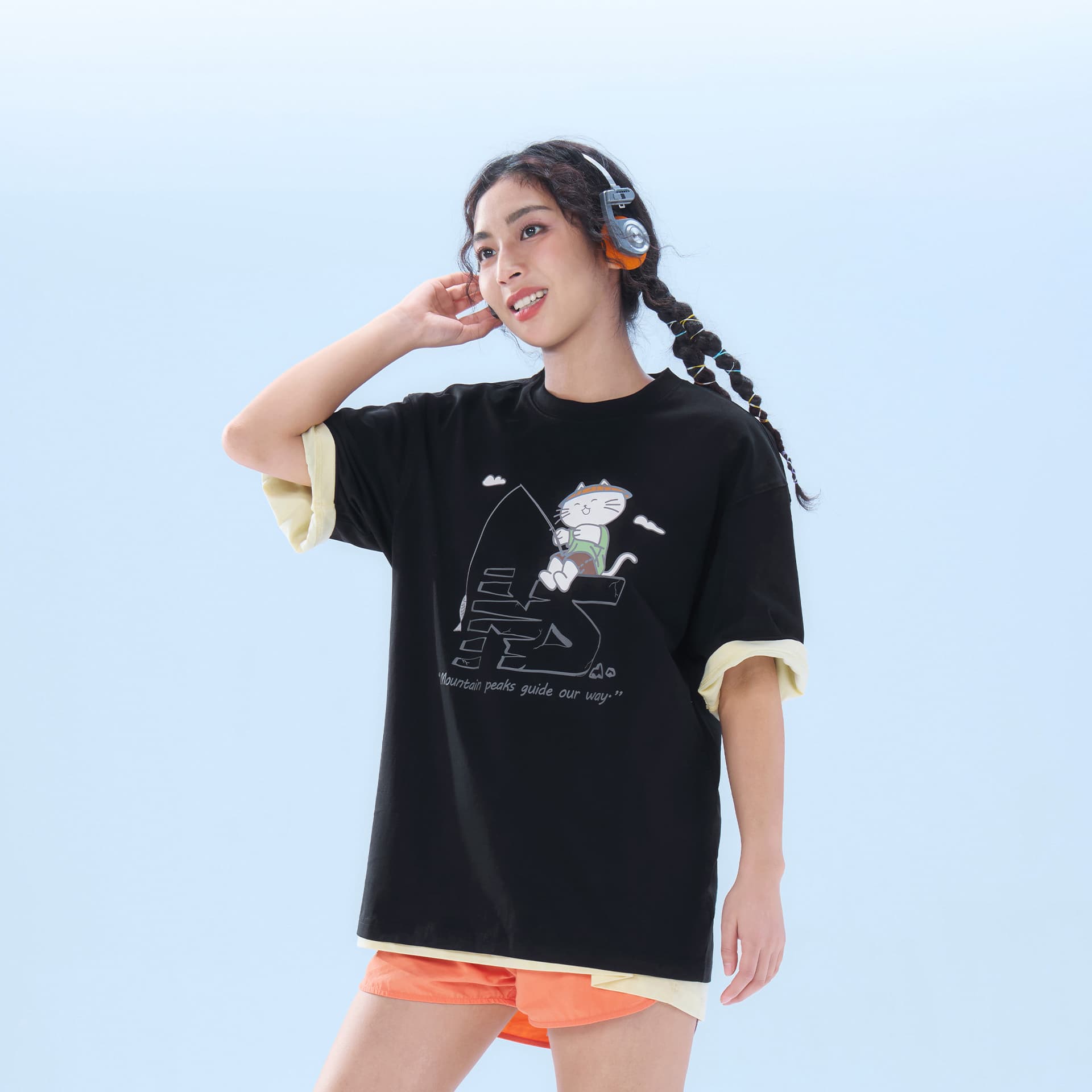 Футболка CAMEL X HUANGSHANLIANMINGKUAN T-рубашка унисекс - изображение 6