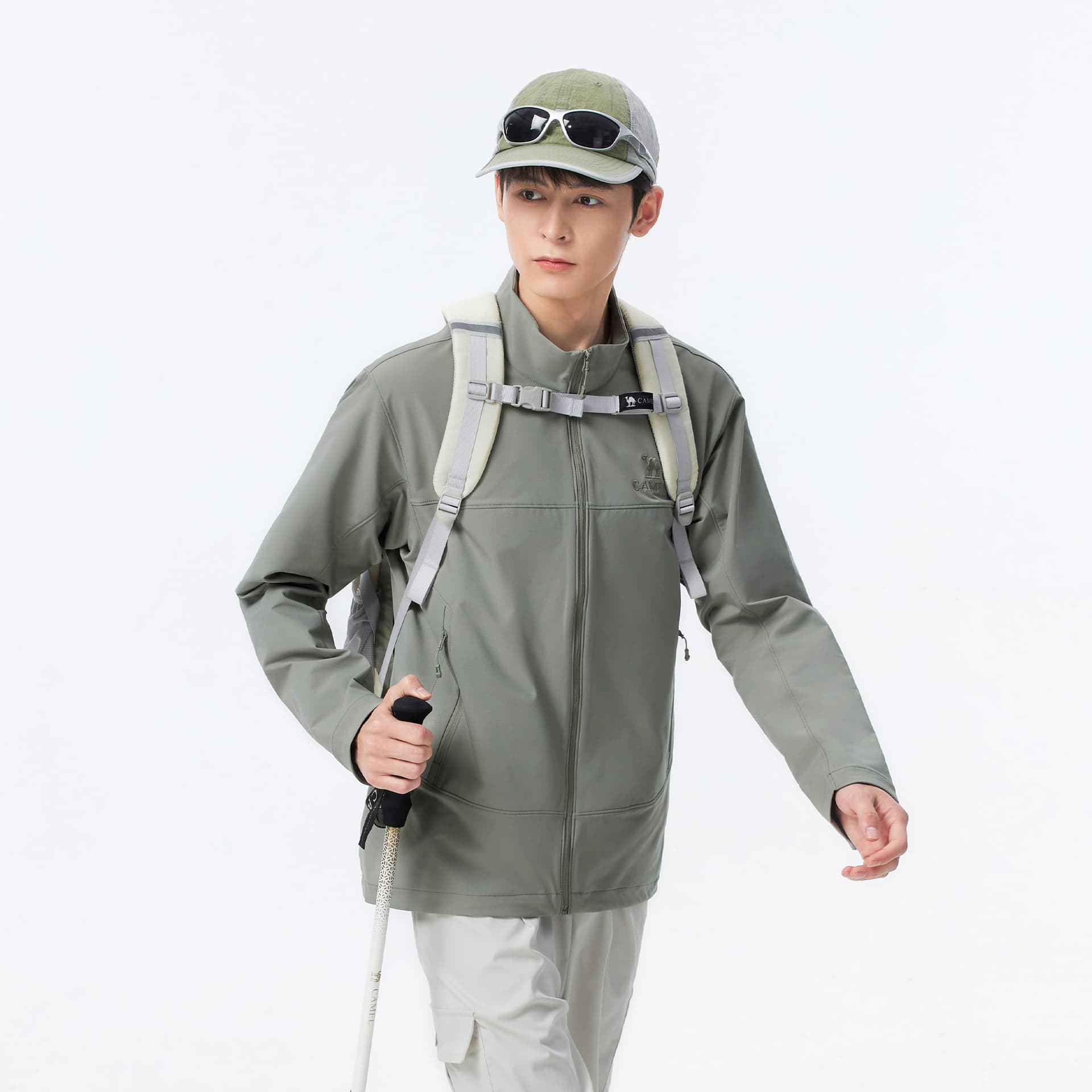 Куртка Мужская куртка Softshell верблюжего цвета - изображение 3