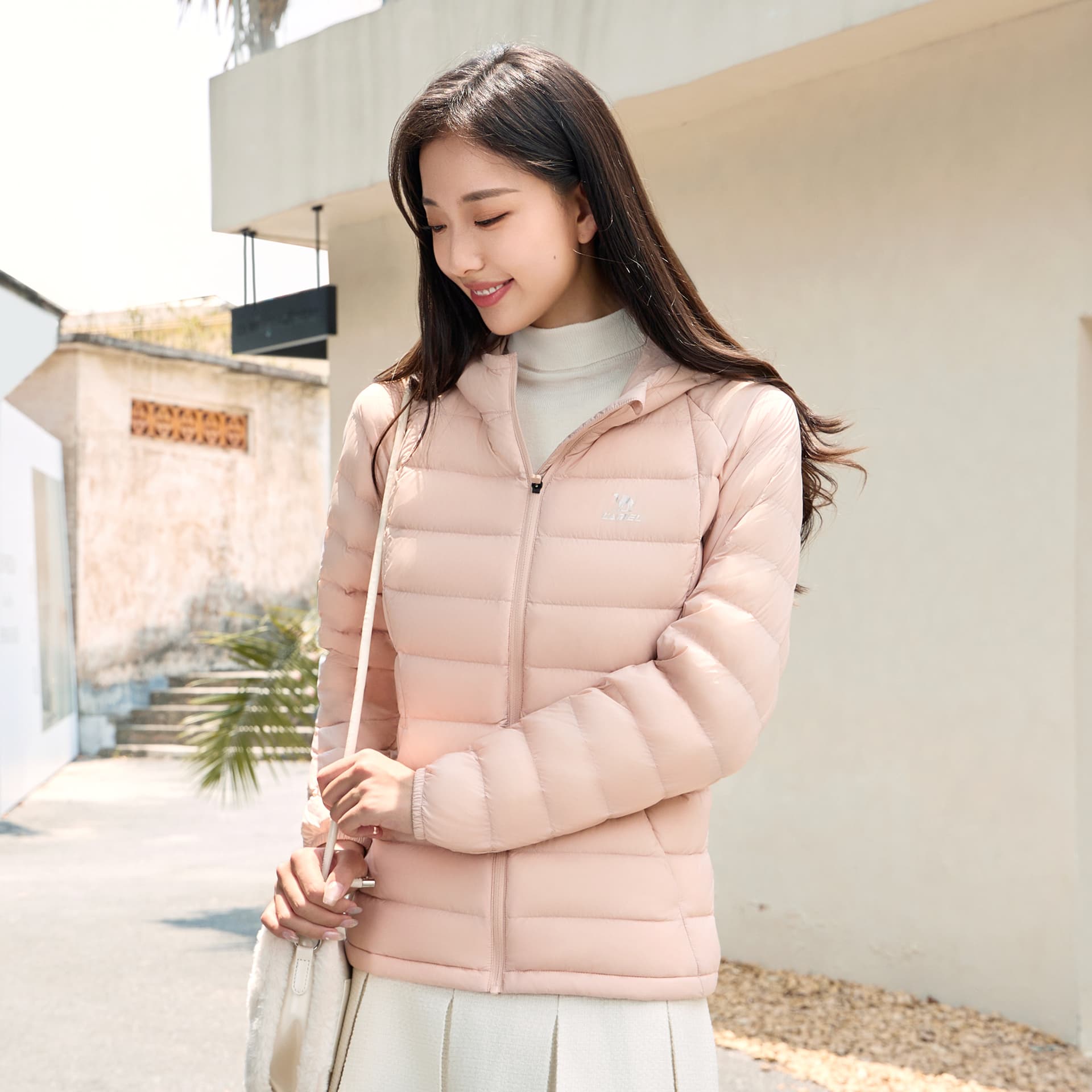 Пуховик Camel Color Women's Down Jackets Верблюжий цвет Женские Пуховики - изображение 3