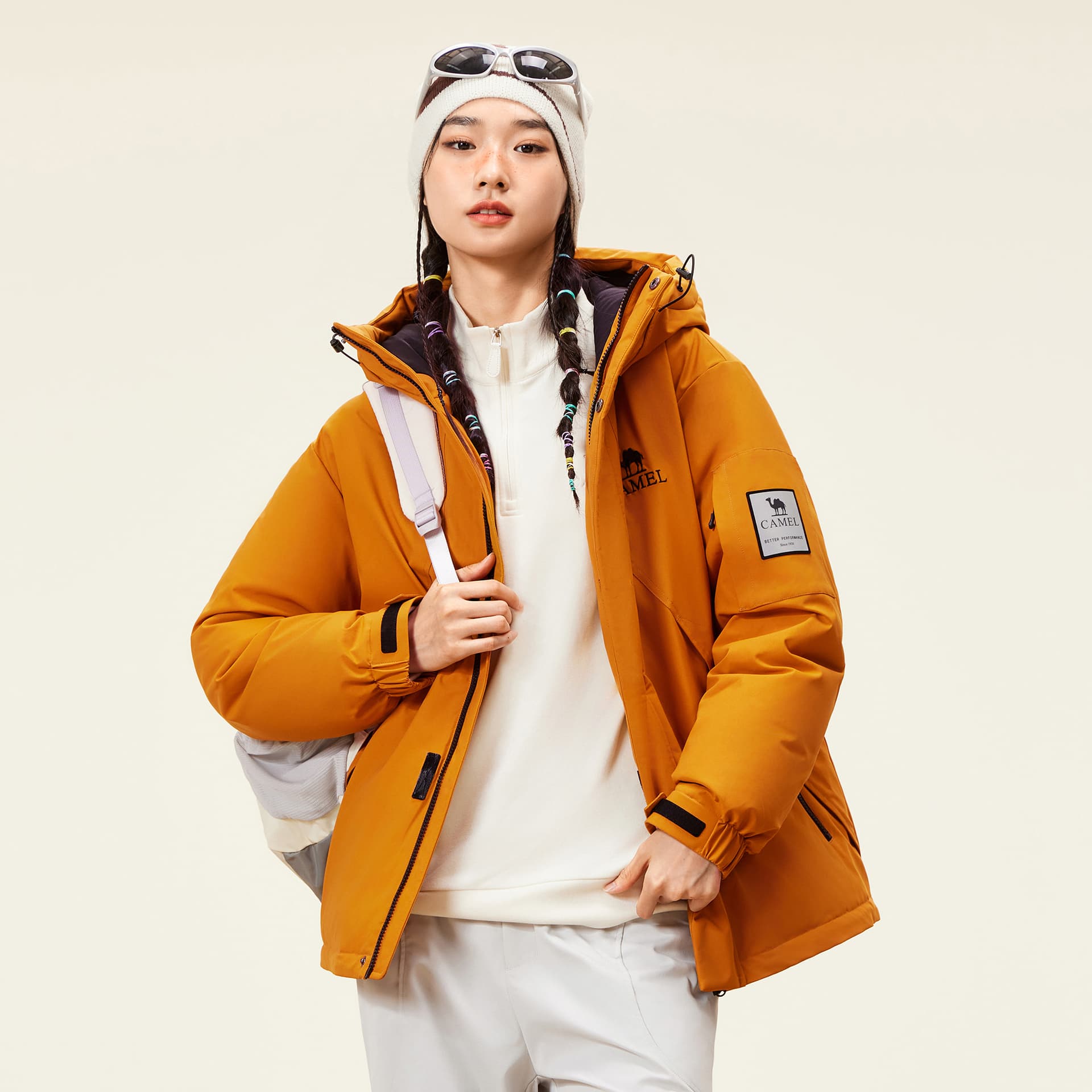 Зимняя куртка Camel Men's Down Jackets Верблюжий цвет Мужские Пуховики - изображение 4