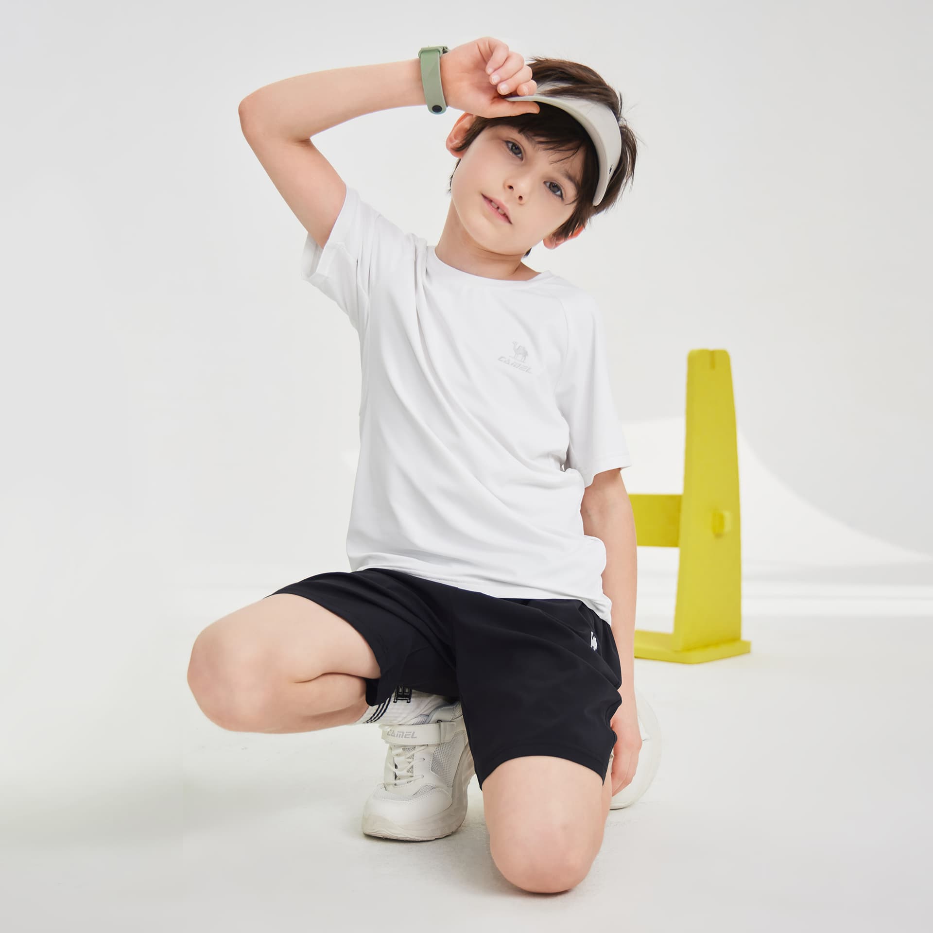Верблюжий цвет Kids Повседневные спортивные костюмы Наборы - изображение 7