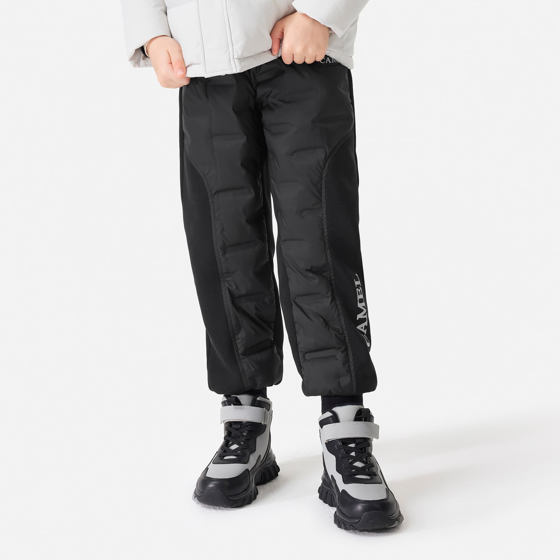 Camel Color Phantom Black Kids Down Pants Верблюжий цвет Фантомно-черный Kids Пуховые штаны - изображение 3