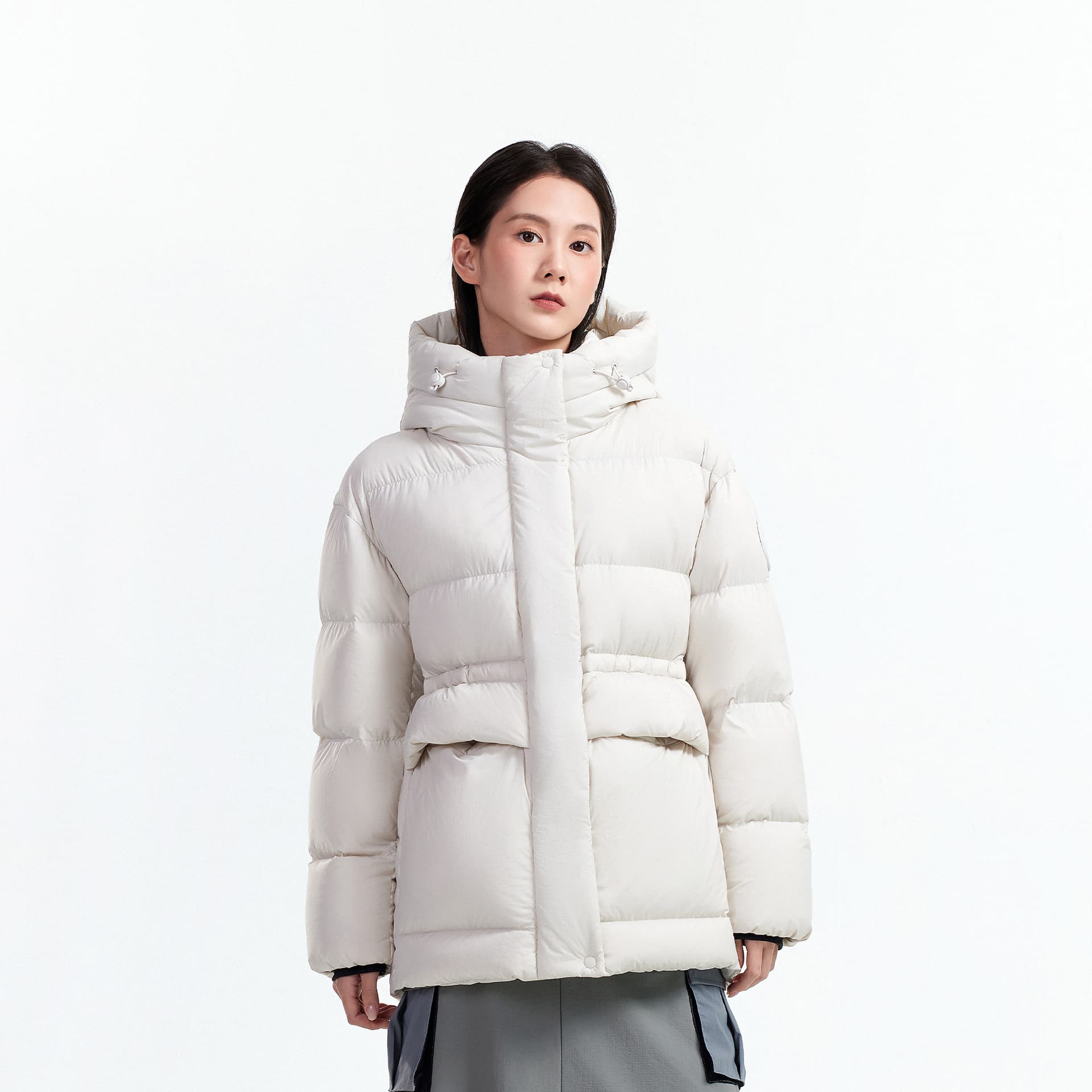 Пуховик Camel Color Women's Down Jackets Верблюжий цвет Женские пуховики - изображение 3