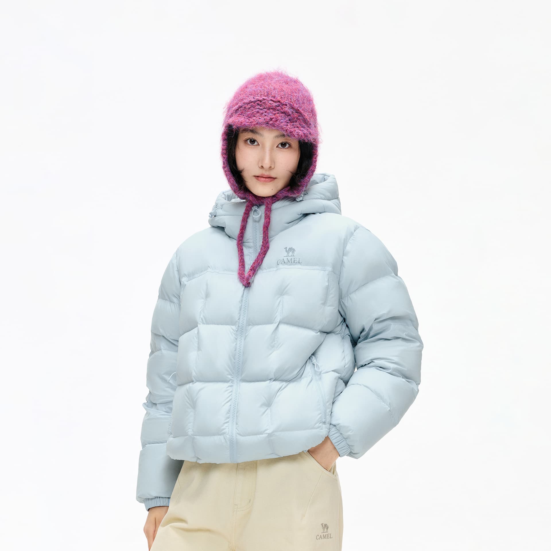 Зимняя куртка Верблюжий цвет Warm Fleece Collection Унисекс Пуховики - изображение 4