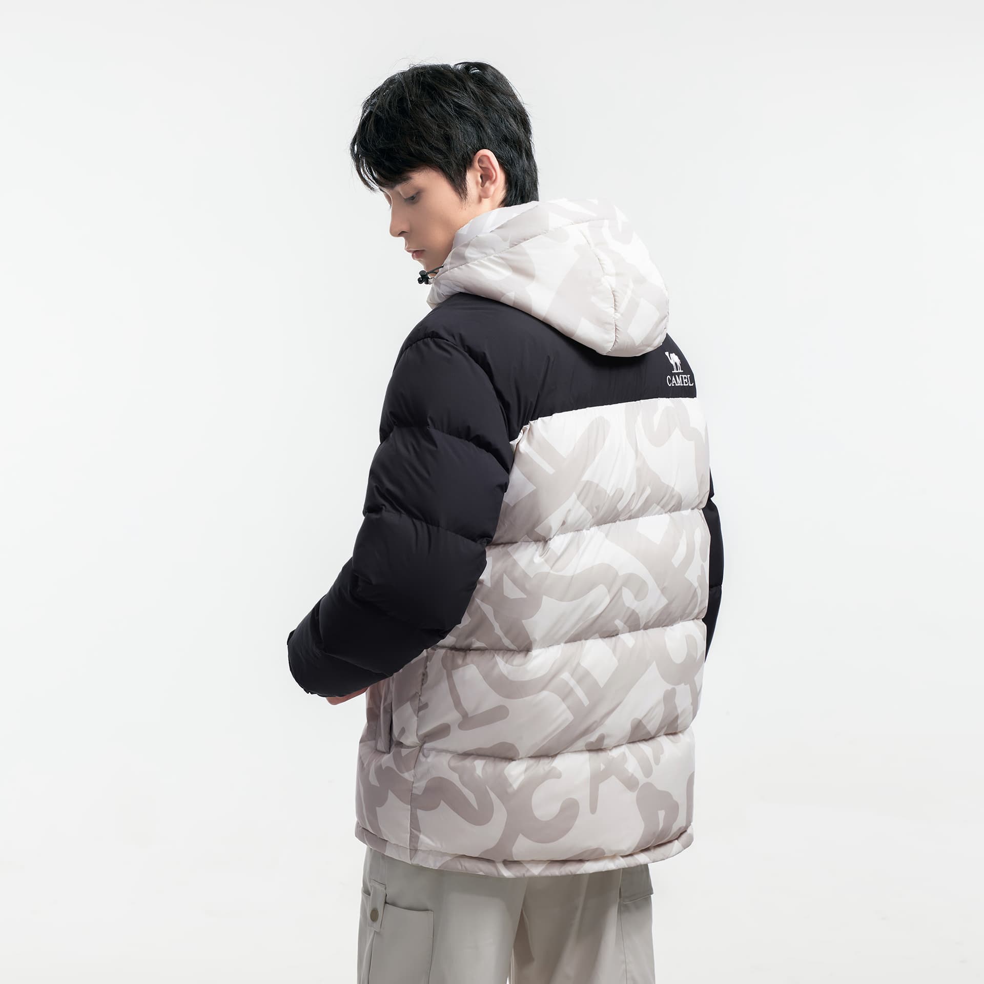 Зимняя куртка Camel Capsule Down Jacket Unisex Верблюжий цвет капсулы пуховик унисекс - изображение 12