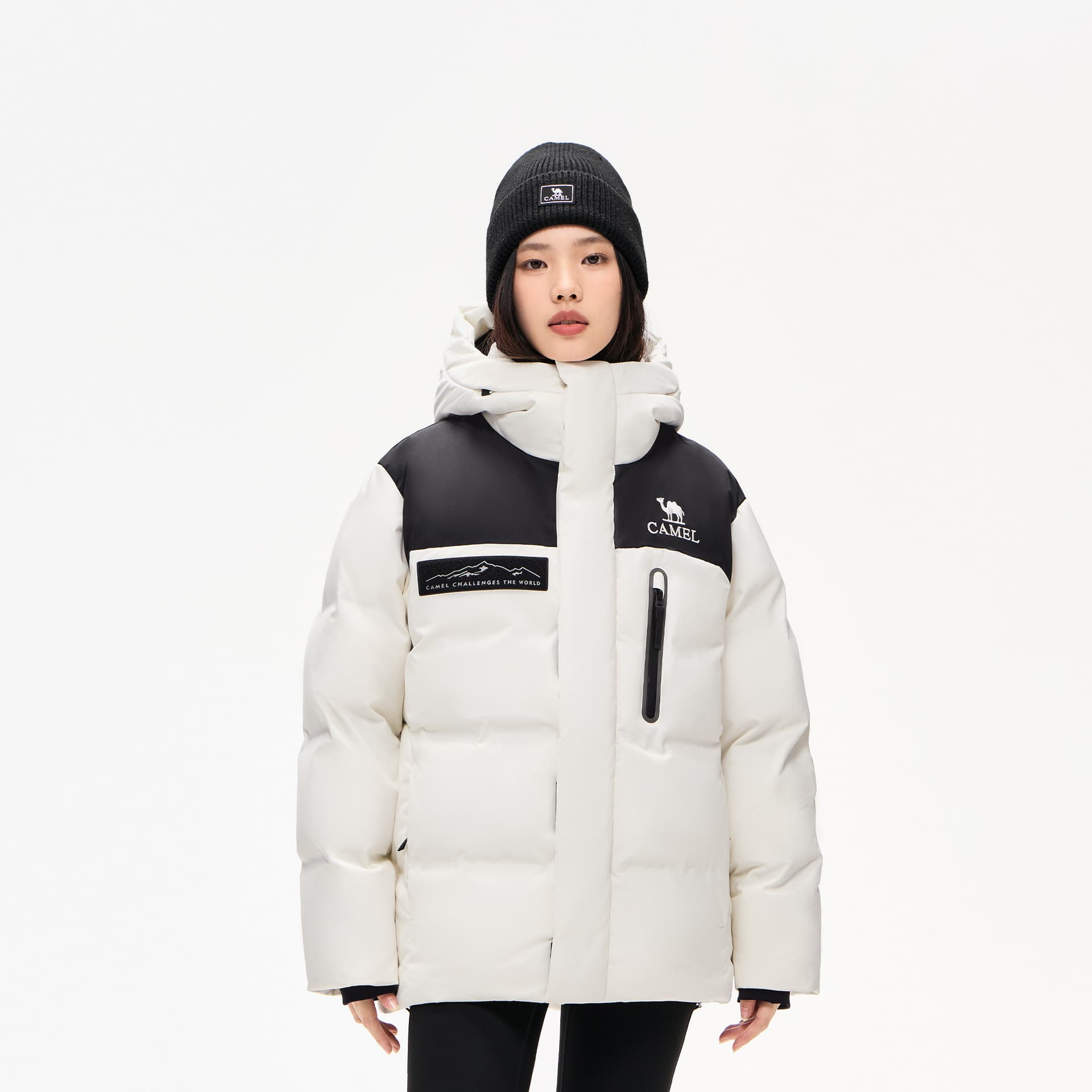 Зимняя куртка Верблюжий цвет Warm Fleece Collection Пуховик Унисекс - изображение 3