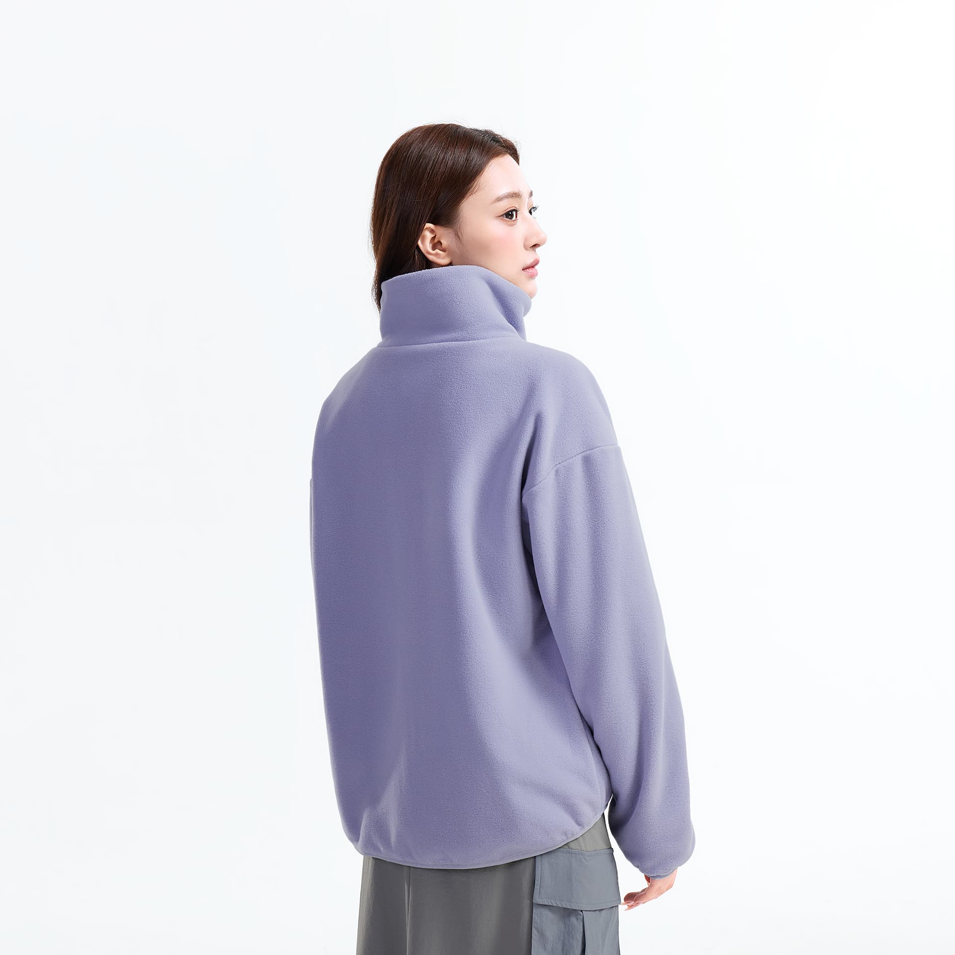 Camel Color Women's Fleece Jacket Верблюжий цвет Женский Флисовый пиджак - изображение 4