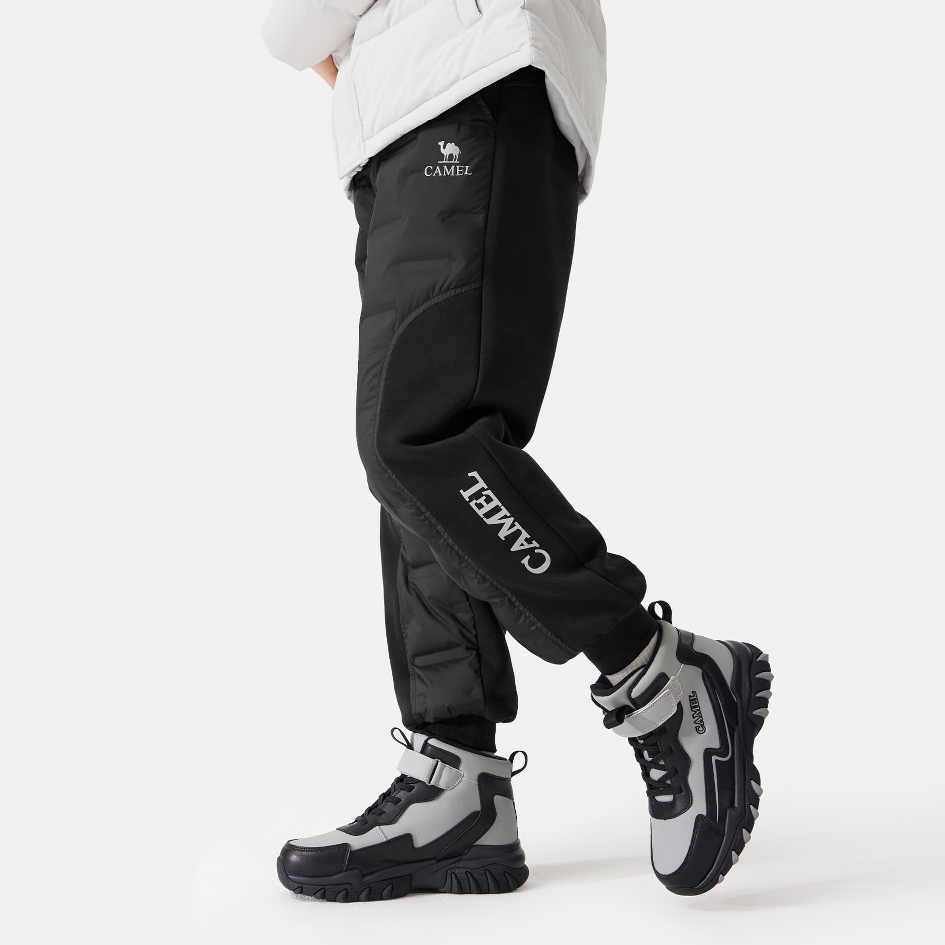 Camel Color Phantom Black Kids Down Pants Верблюжий цвет Фантомно-черный Kids Пуховые штаны - изображение 4