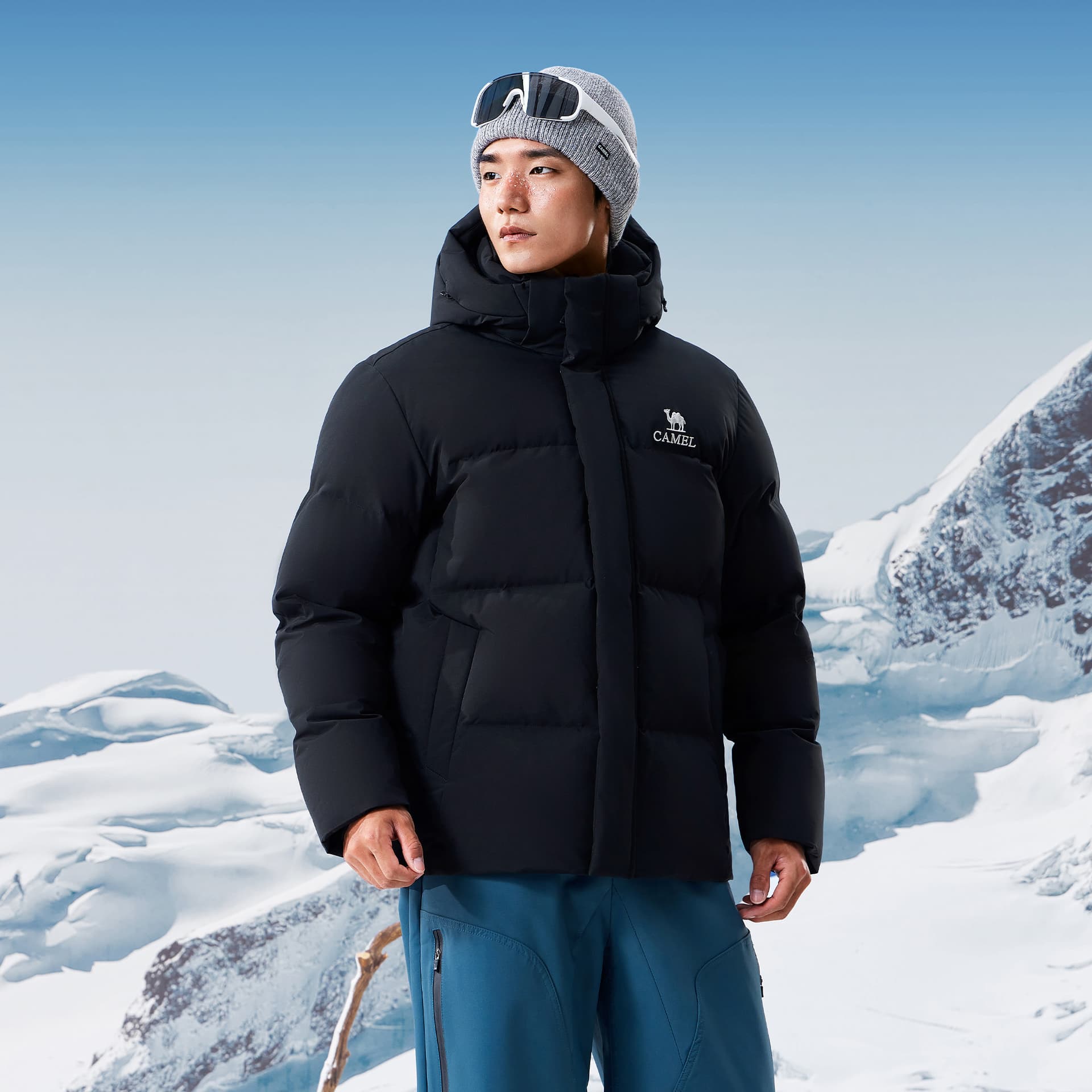 Зимняя куртка Camel Warm Fleece Collection Мужской пуховик - изображение 4