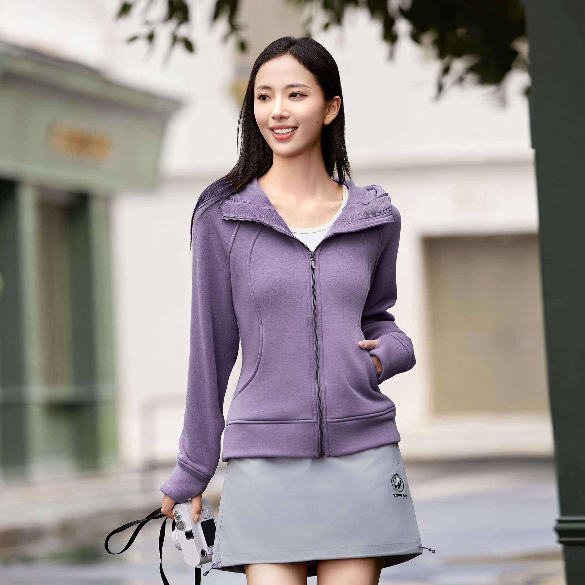 Camel Urban Function Series Вельветовое пальто для женщин - изображение 4