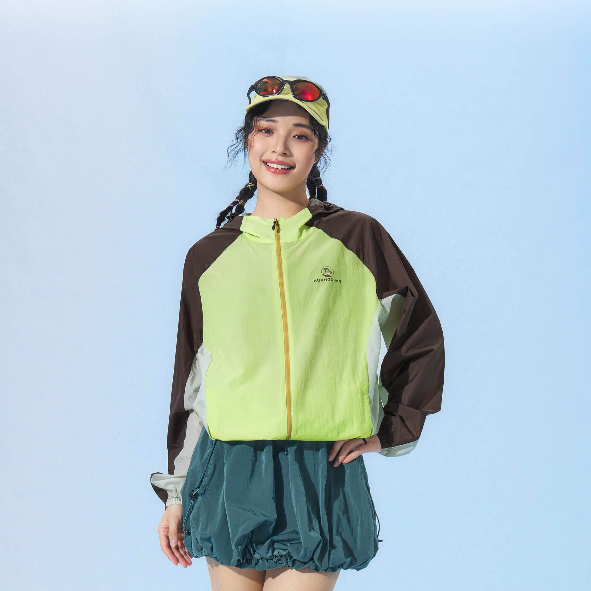 Легкая ветровка CAMEL X HUANGSHANLIANMINGKUAN Urban Function Series Одежда с защитой от солнца Унисекс - изображение 3