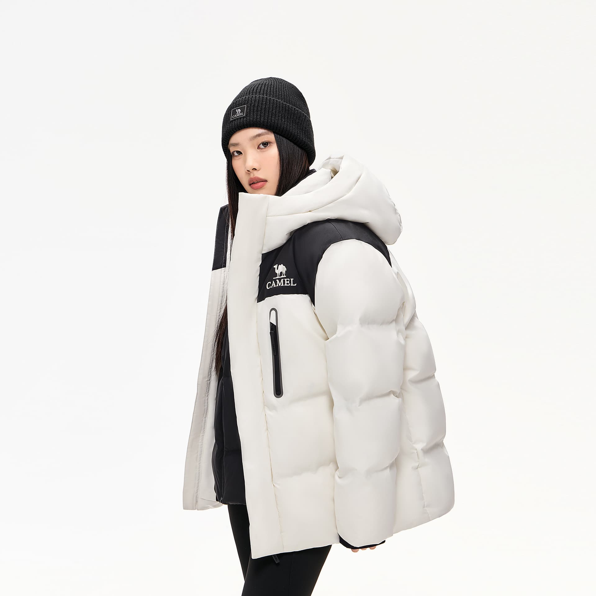 Зимняя куртка Верблюжий цвет Warm Fleece Collection Пуховик Унисекс - изображение 4