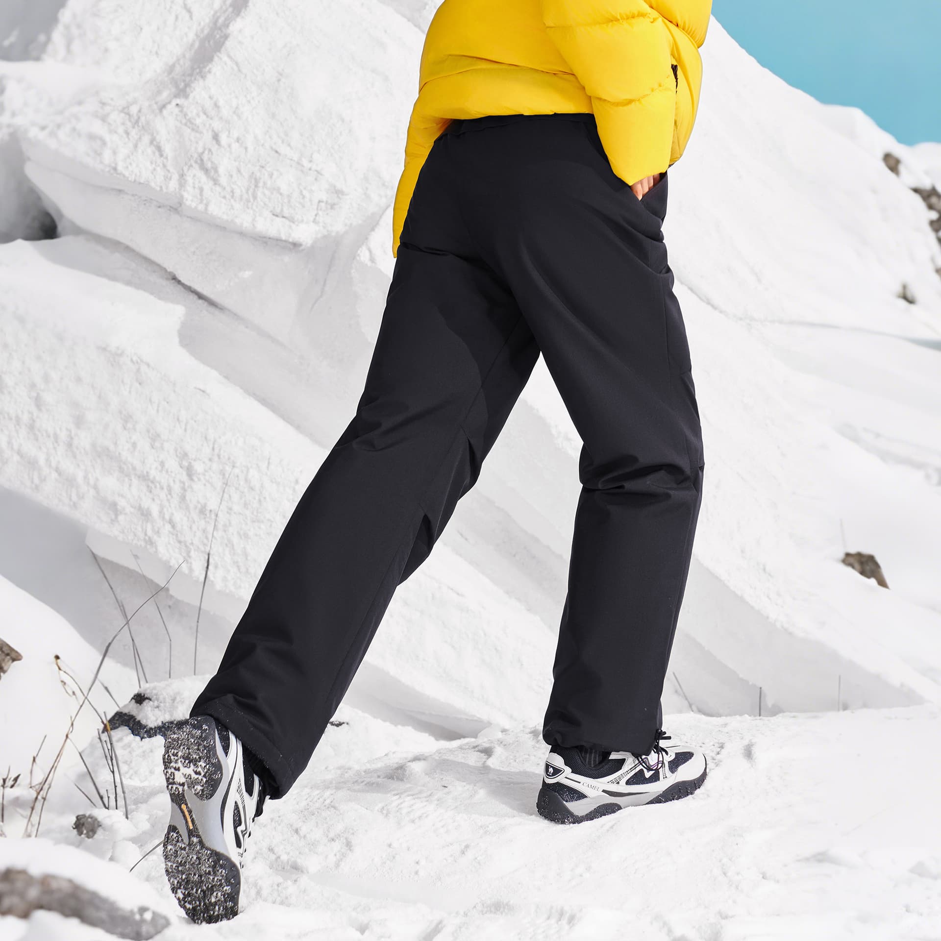 Camel Warm Fleece Collection Мужские пуховые штаны - изображение 4