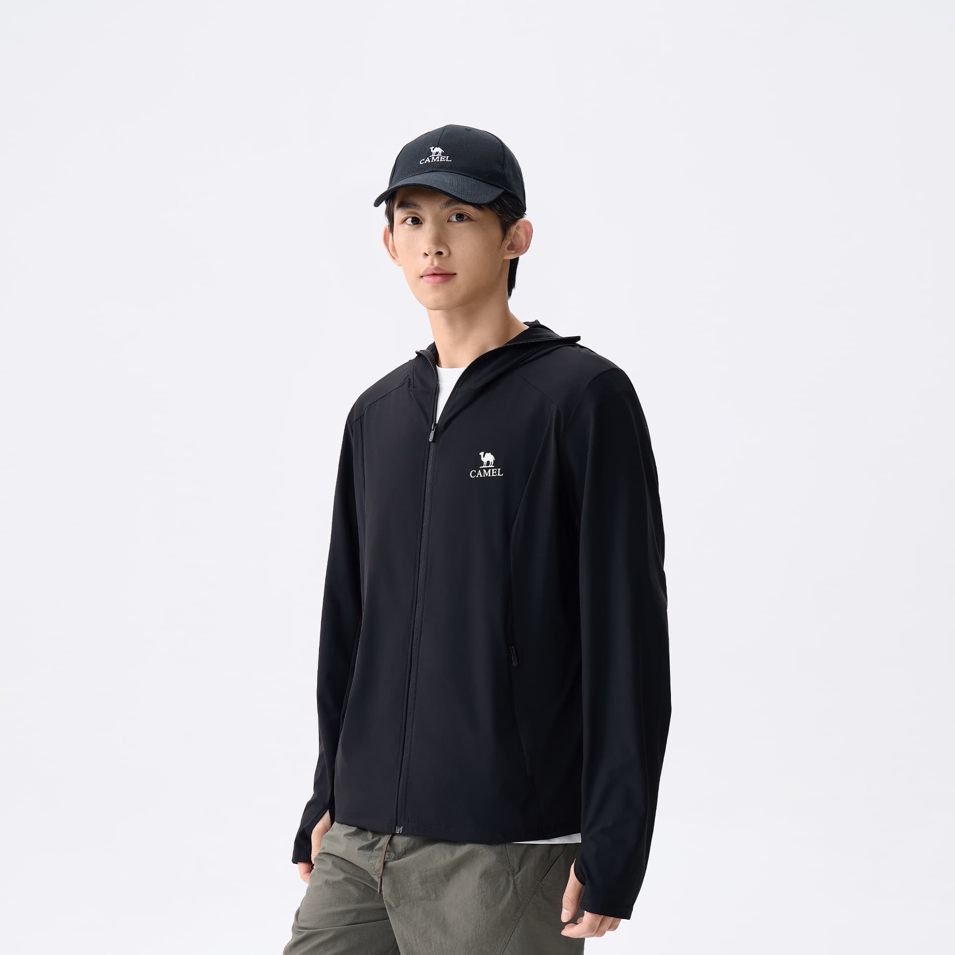 Легкая ветровка CAMEL Urban Function Series Дышащая и прохладная одежда с защитой от солнца мужская - изображение 5