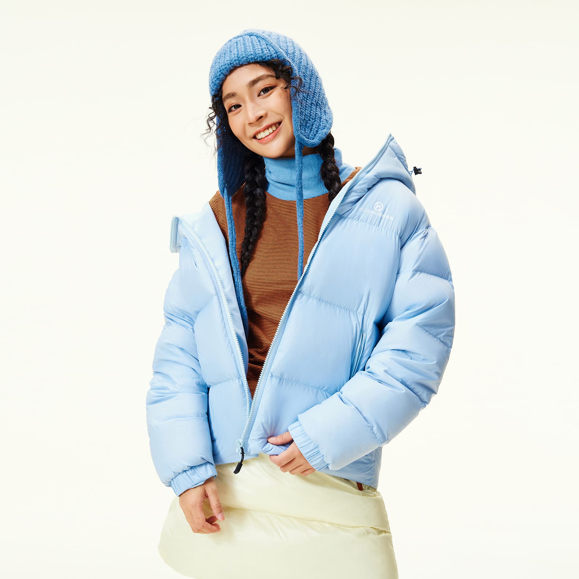 Зимняя куртка CAMEL X HUANGSHAN Пуховик унисекс - изображение 6