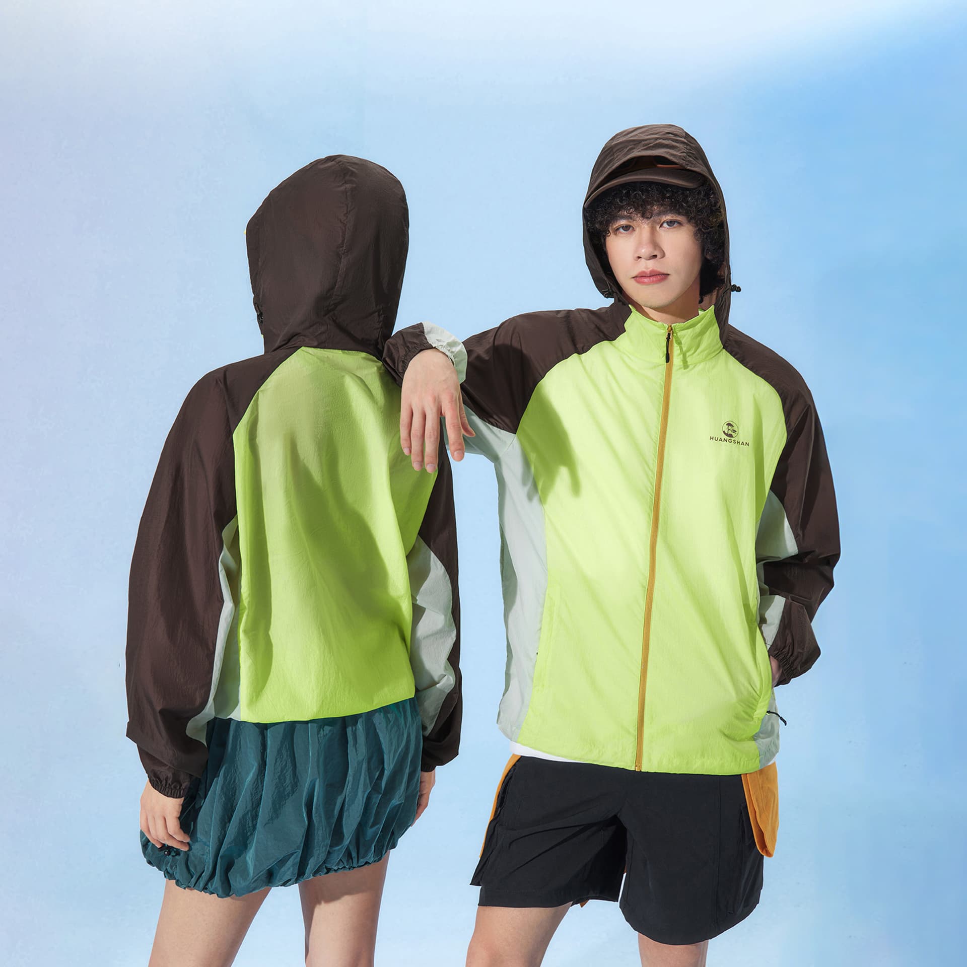 Легкая ветровка CAMEL X HUANGSHANLIANMINGKUAN Urban Function Series Одежда с защитой от солнца Унисекс - изображение 4