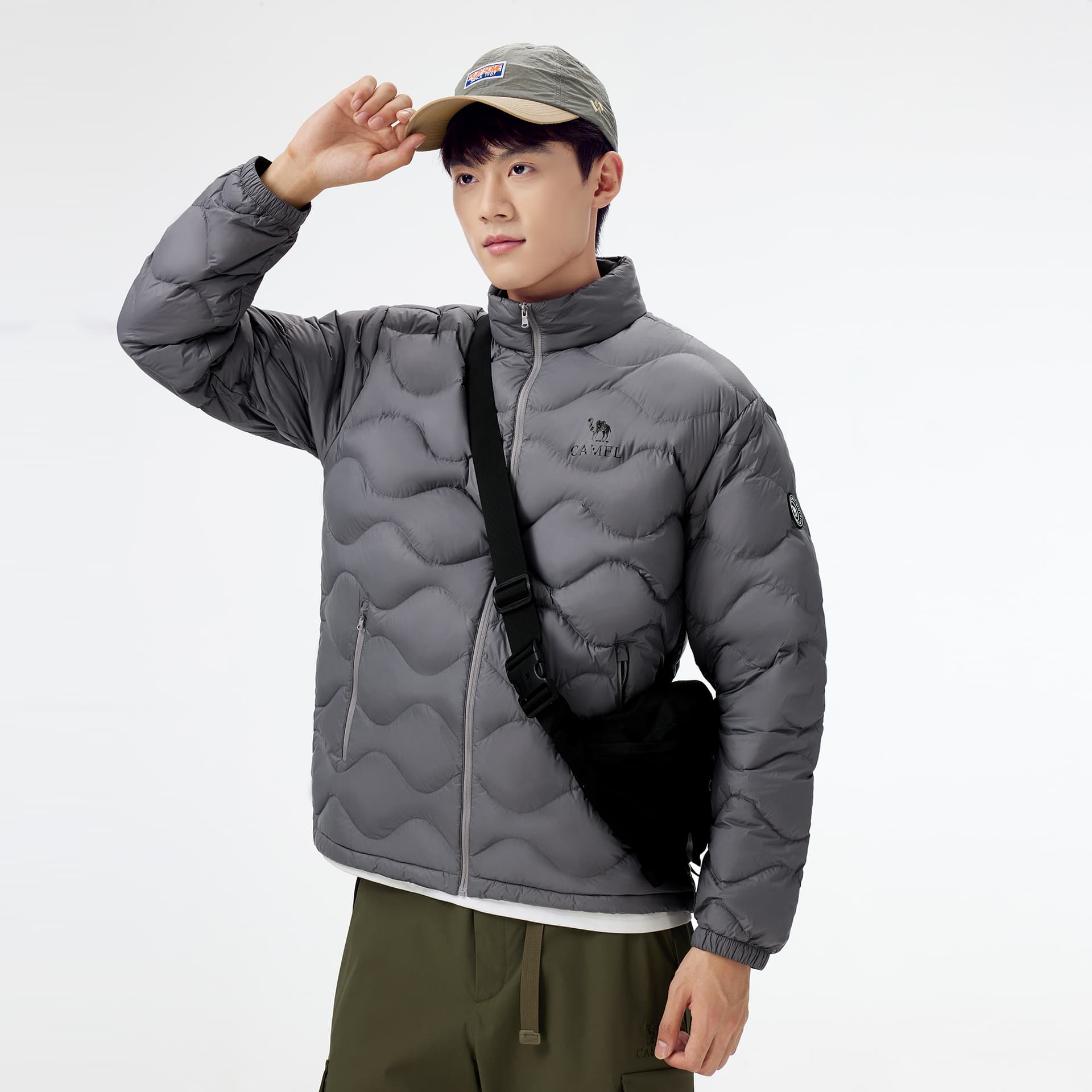 Зимняя куртка Camel Warm Fleece Collection Мужской пуховик - изображение 4