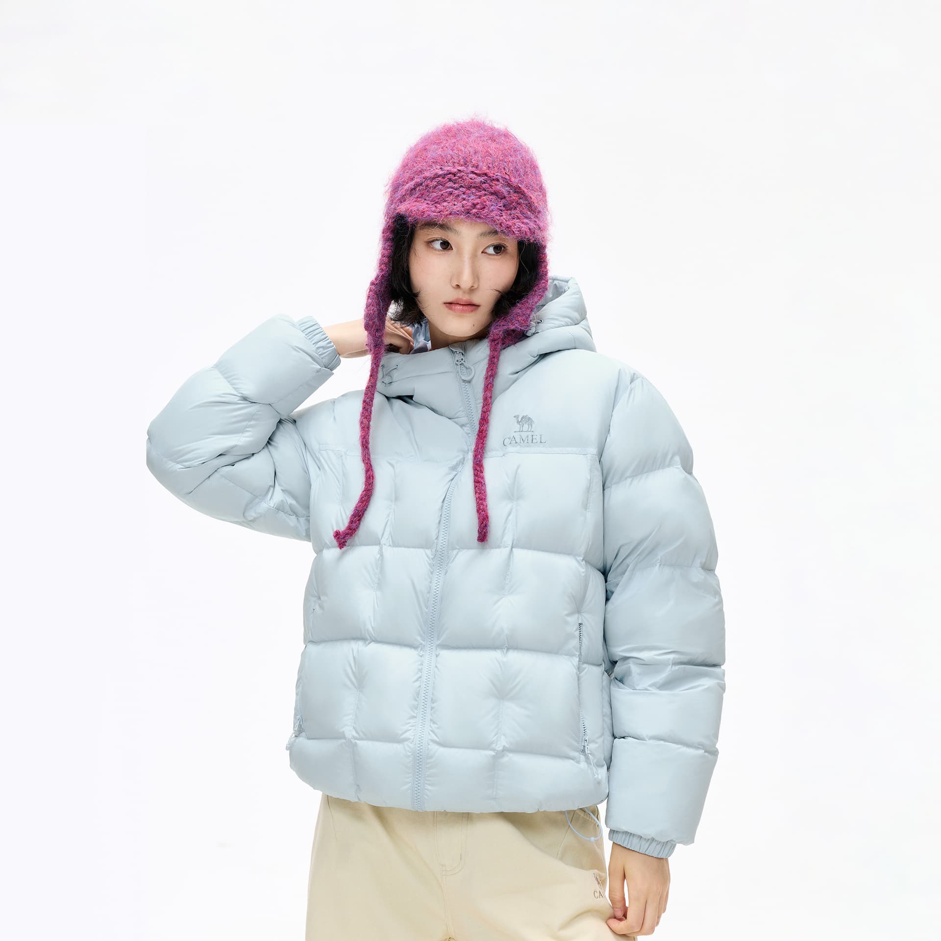 Зимняя куртка Верблюжий цвет Warm Fleece Collection Унисекс Пуховики - изображение 3