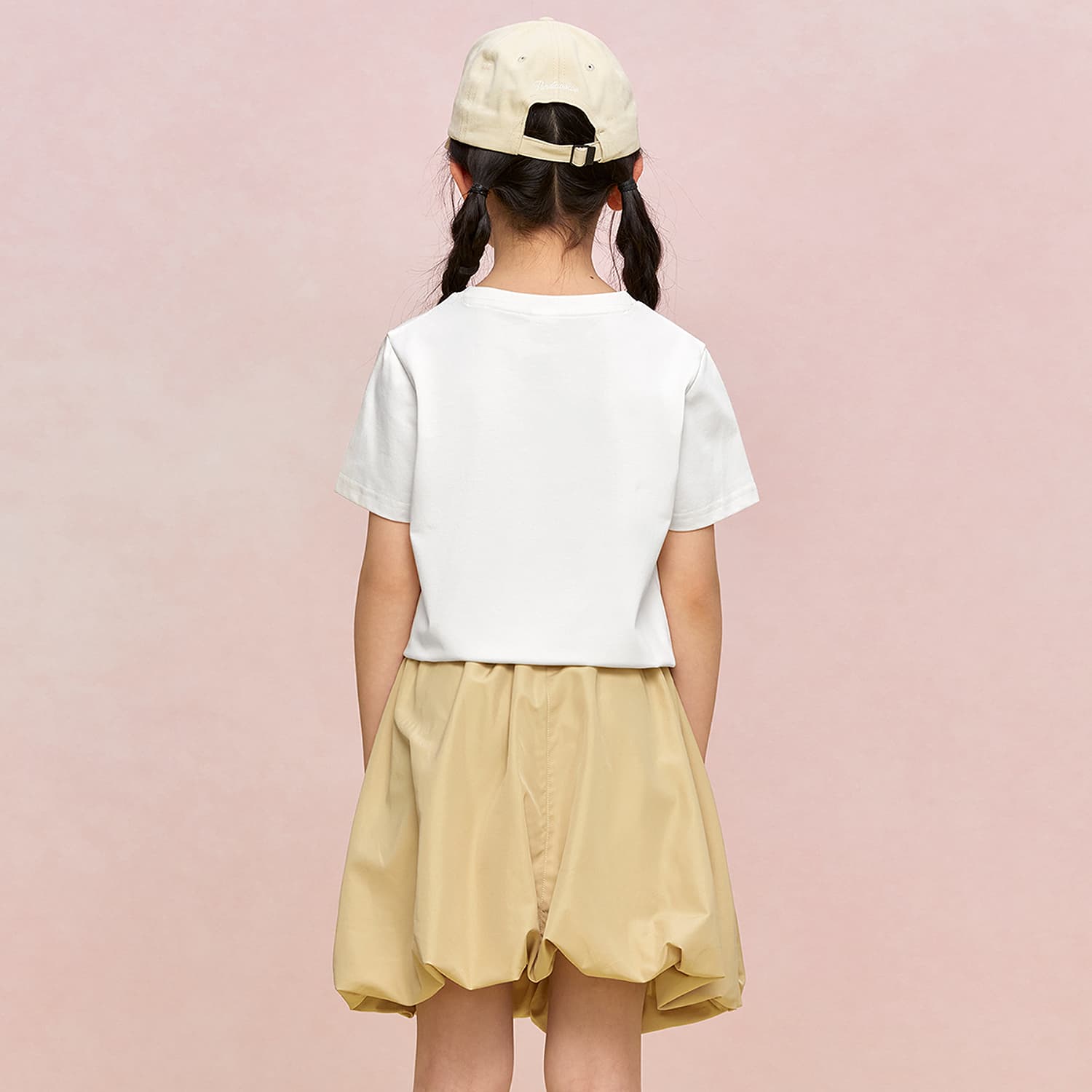 Футболка HLA Бежевый Абрикос 09 KIDS T-рубашки - изображение 4