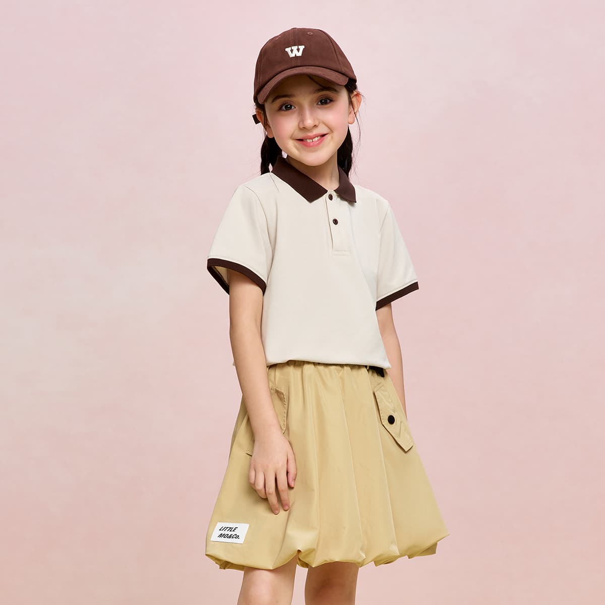 HLA Светлый хаки 19 Kids Поло - изображение 4
