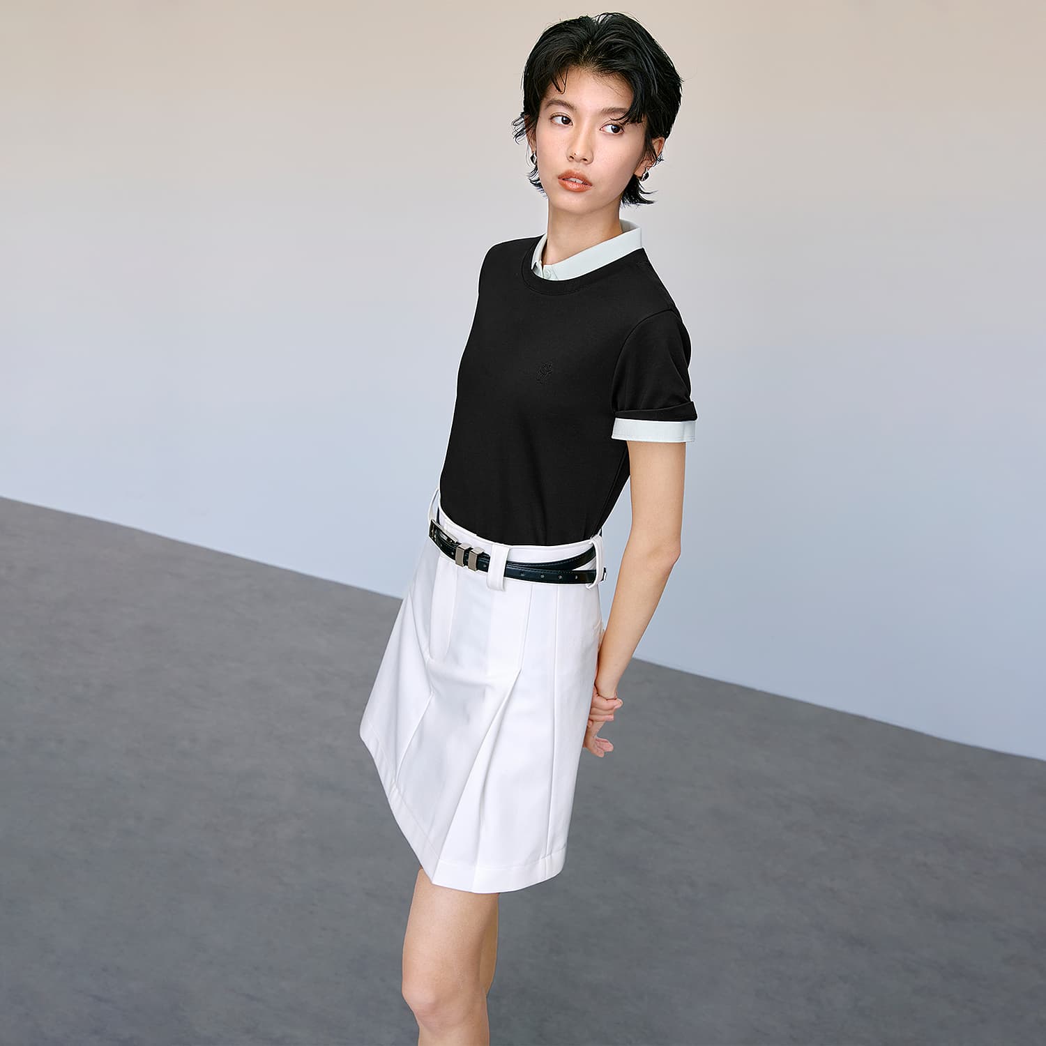 Футболка HLA Loudy Collaboration Collection Женские T-рубашки - изображение 3