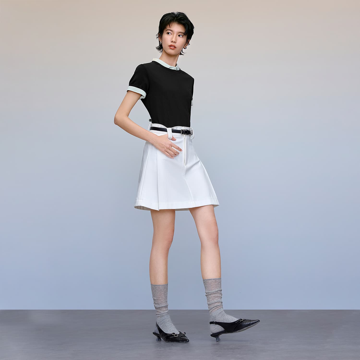 Футболка HLA Loudy Collaboration Collection Женские T-рубашки - изображение 4