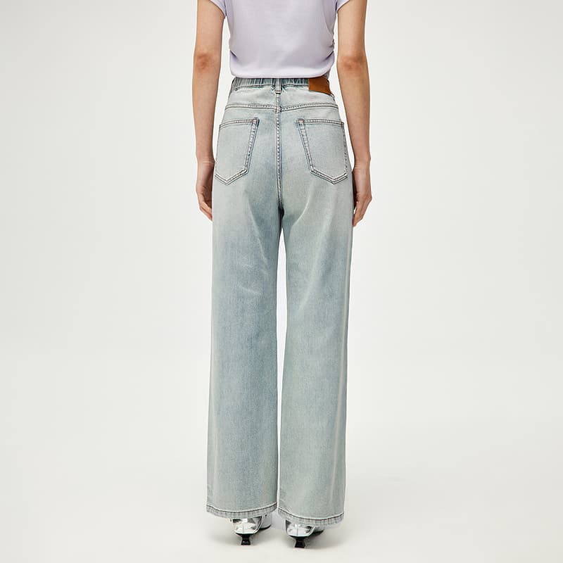 Джинсы HLA JEANS Женские Джинсы С Градиентом Синий Серый - изображение 5
