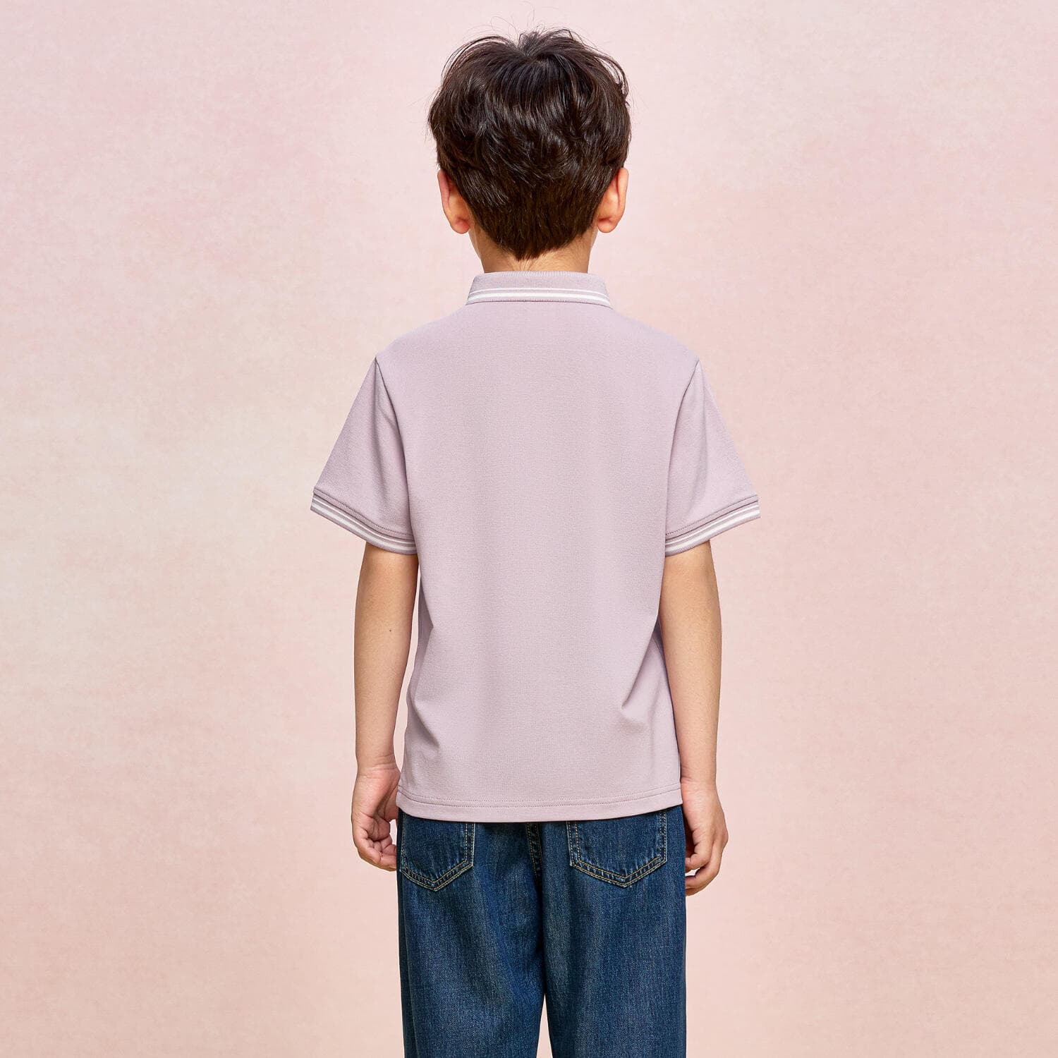 HLA Нежно-розовый 06 Kids Поло - изображение 4